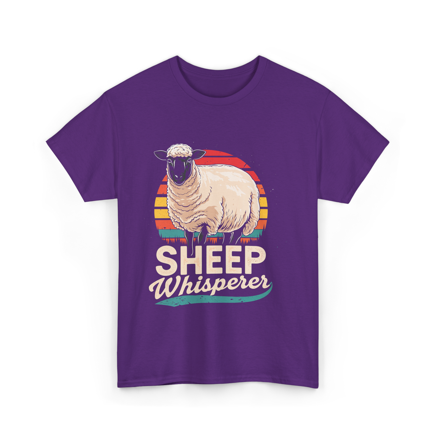 Sheep Whisperer Sheep Rancher T-Shirt - Purple