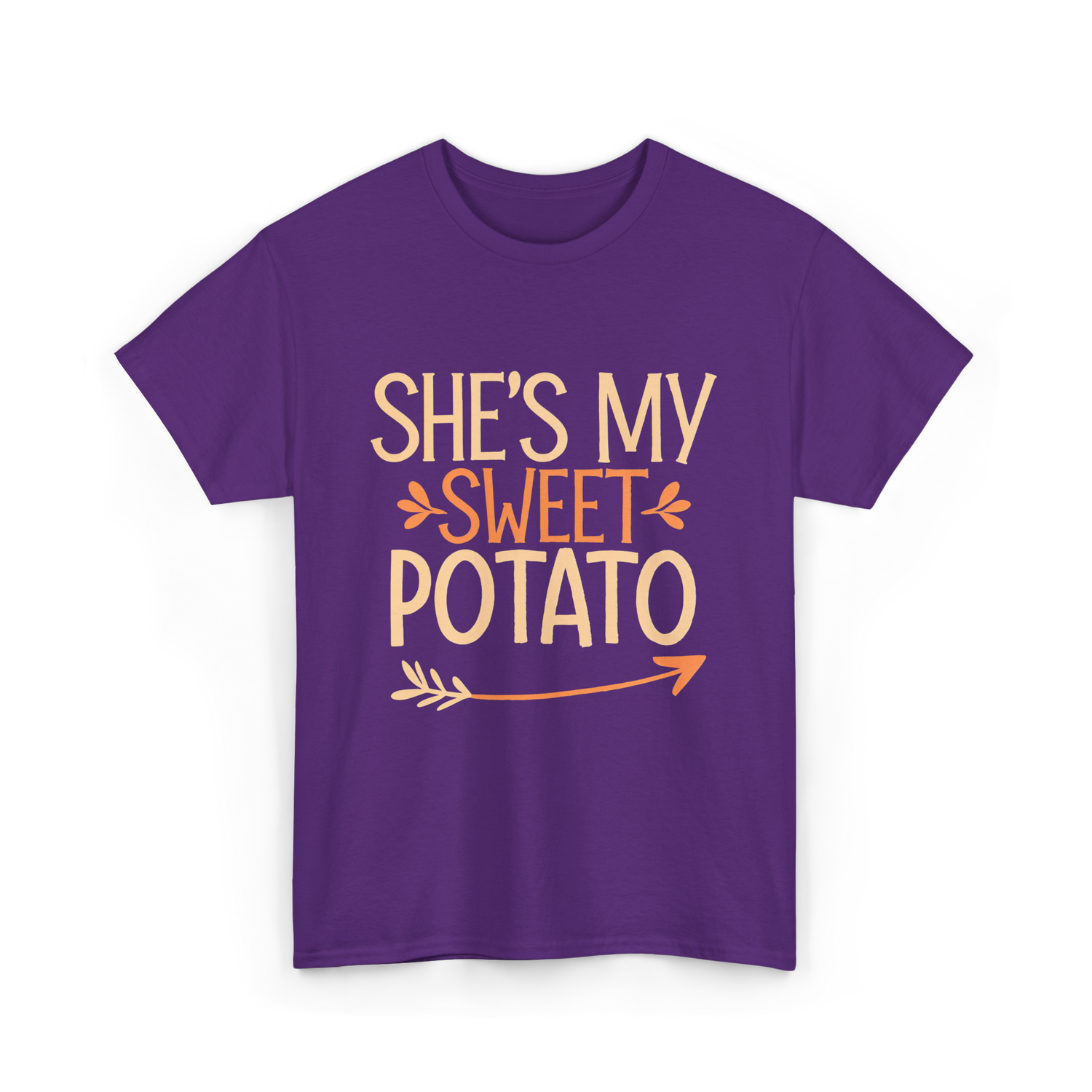 She's My Sweet Potato Thanksgiving T-Shirt - Purple