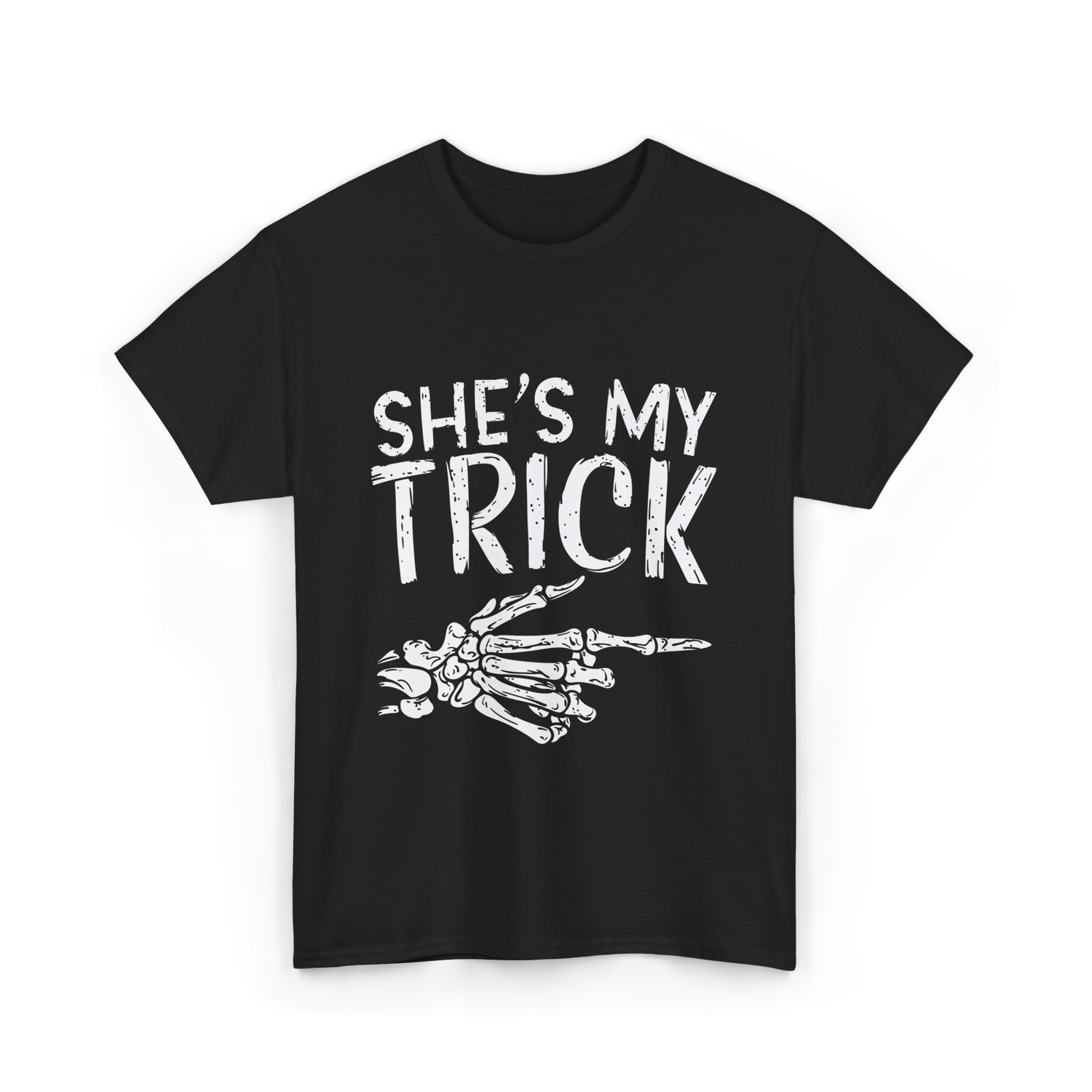 She's My Trick Skeleton T-Shirt - Black