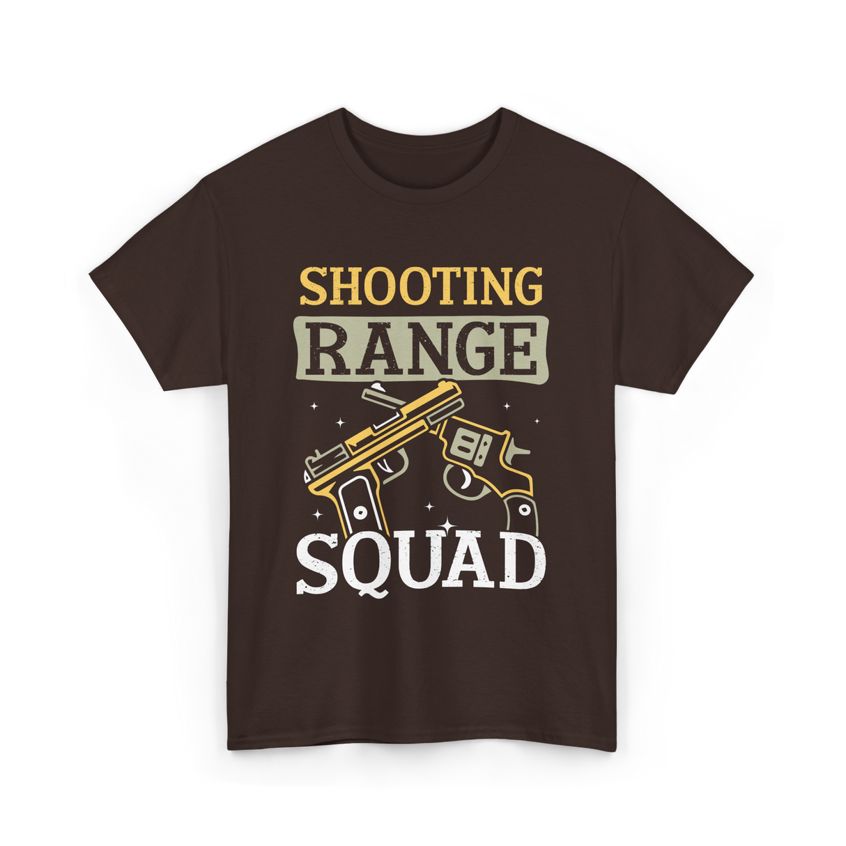 Shooting Range Squad Shooting T-Shirt - Dark Chocolate