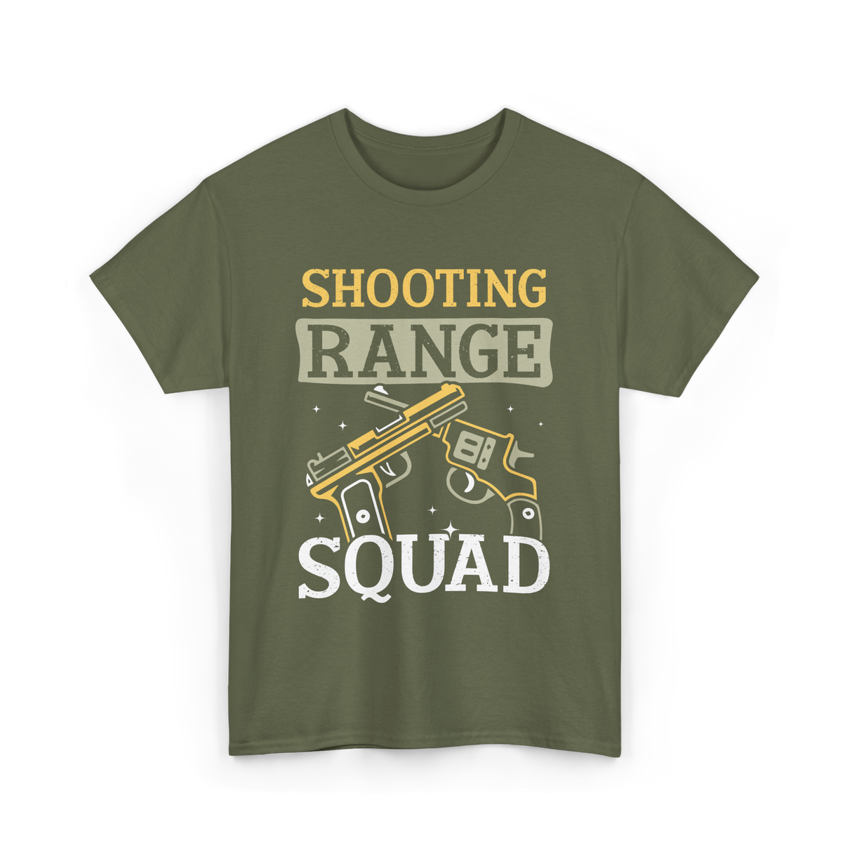 Shooting Range Squad Shooting T-Shirt - Military Green