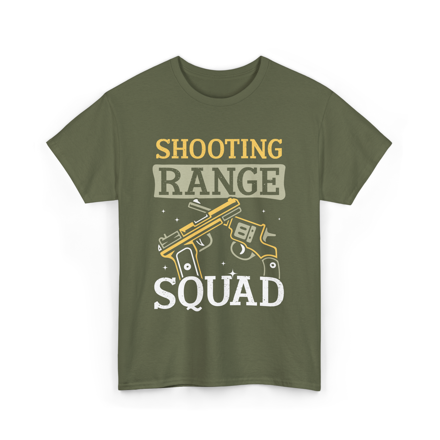 Shooting Range Squad Shooting T-Shirt - Military Green