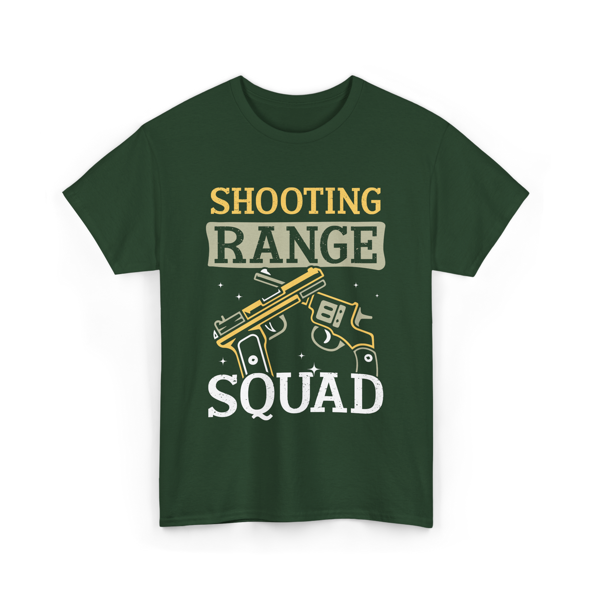 Shooting Range Squad Shooting T-Shirt - Forest Green