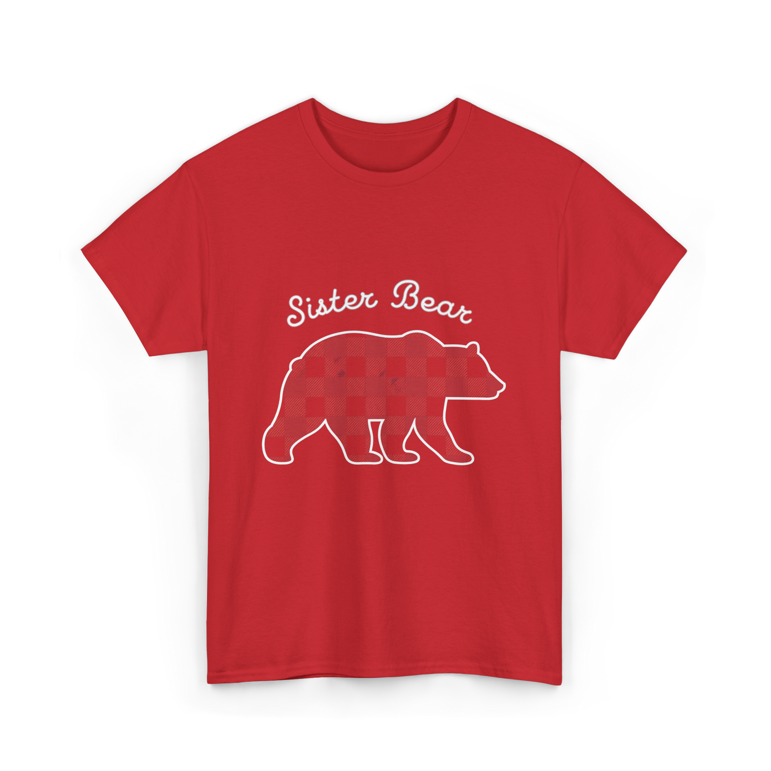 Sister Bear Bear Sister T-Shirt - Red