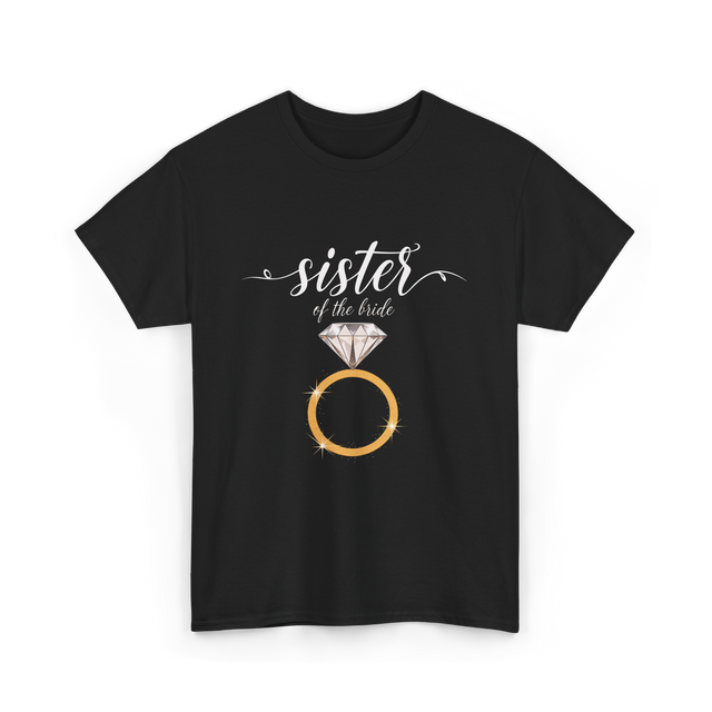 Sister of the Bride Bridal Team T-Shirt - Black