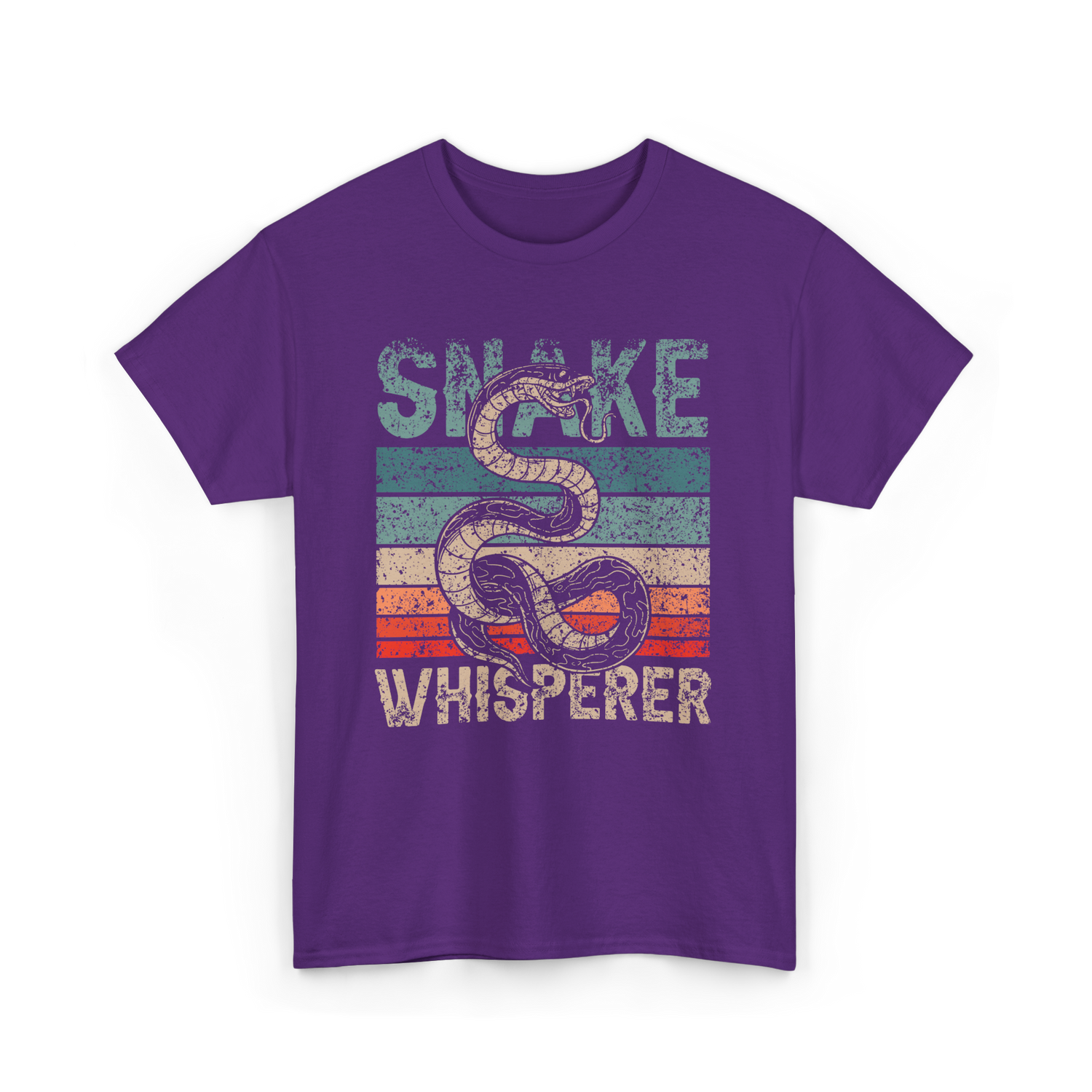 Snake Whisperer Snakes Animal T-Shirt - Purple