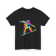 Snowboarder Snowboarding Boys Kids T-Shirt - Black