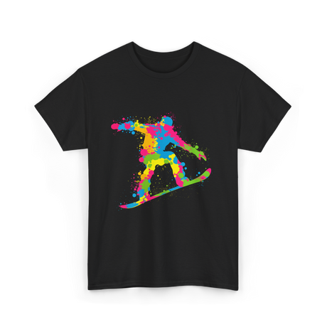 Snowboarder Snowboarding Boys Kids T-Shirt - Black