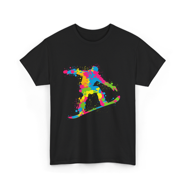 Snowboarder Snowboarding Boys Kids T-Shirt - Black