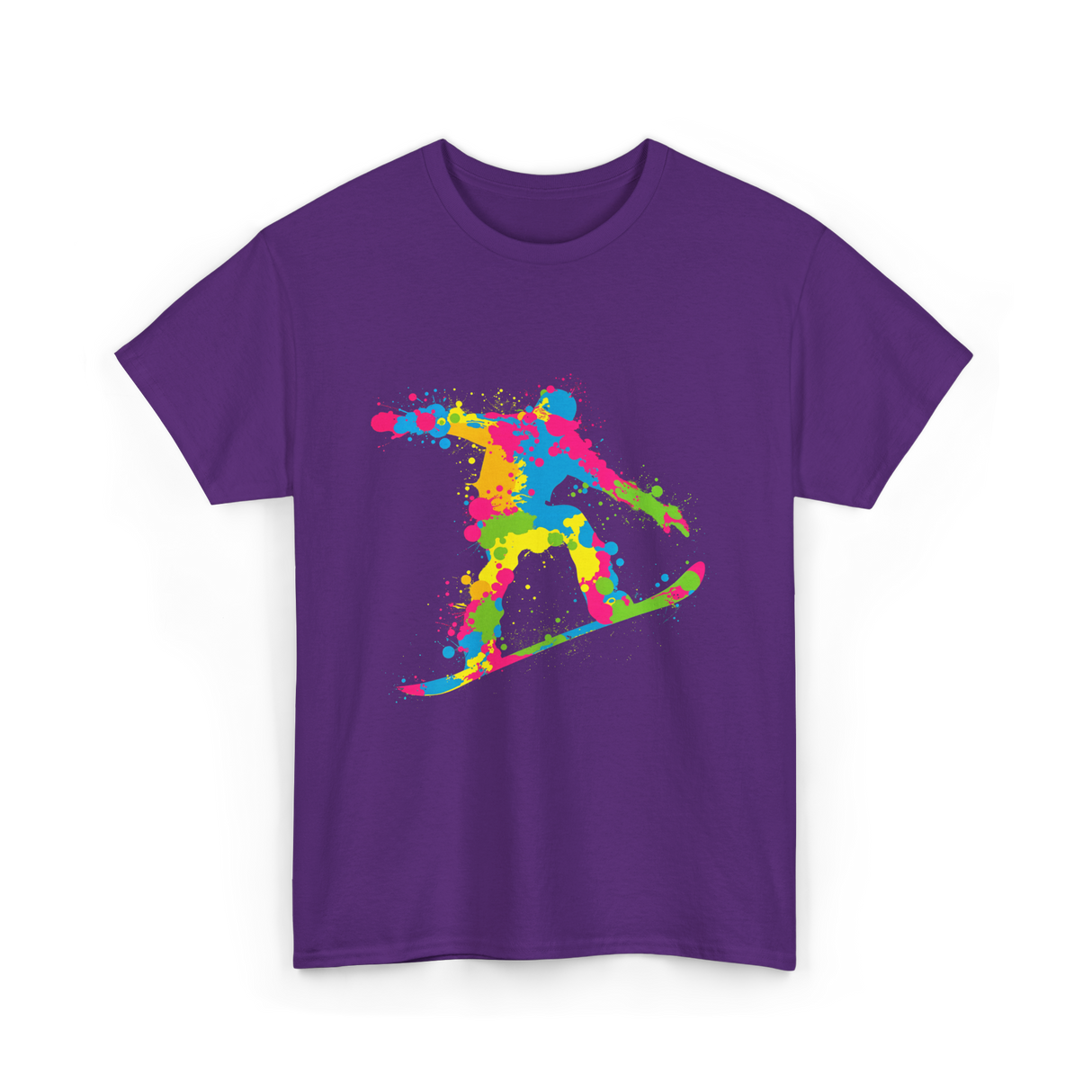 Snowboarder Snowboarding Boys Kids T-Shirt - Purple
