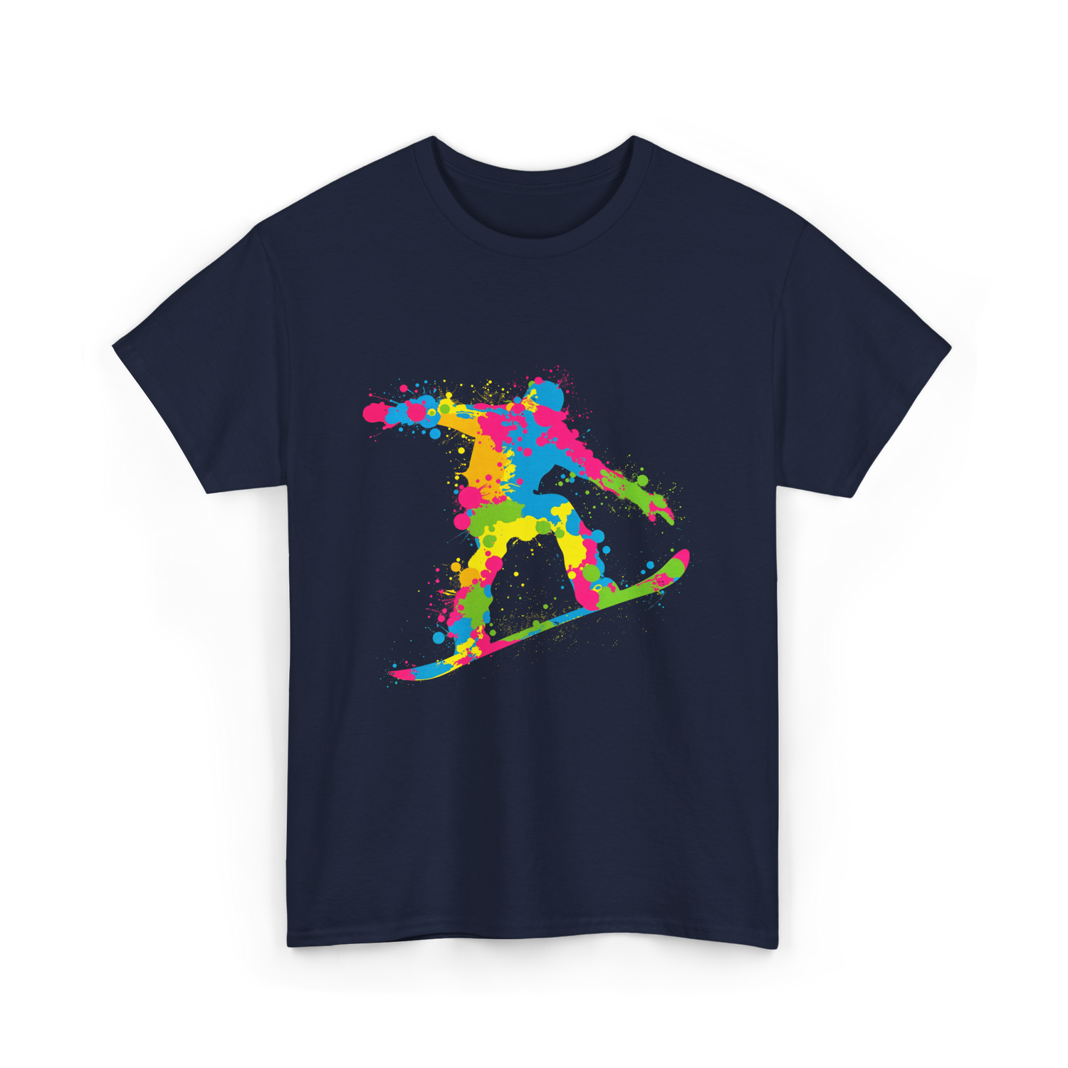 Snowboarder Snowboarding Boys Kids T-Shirt - Navy