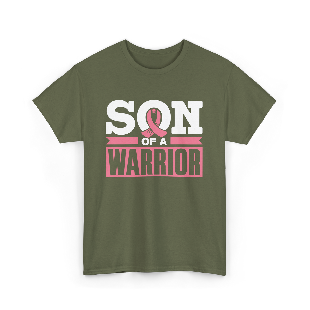 Son of a Warrior Awareness T-Shirt - Military Green