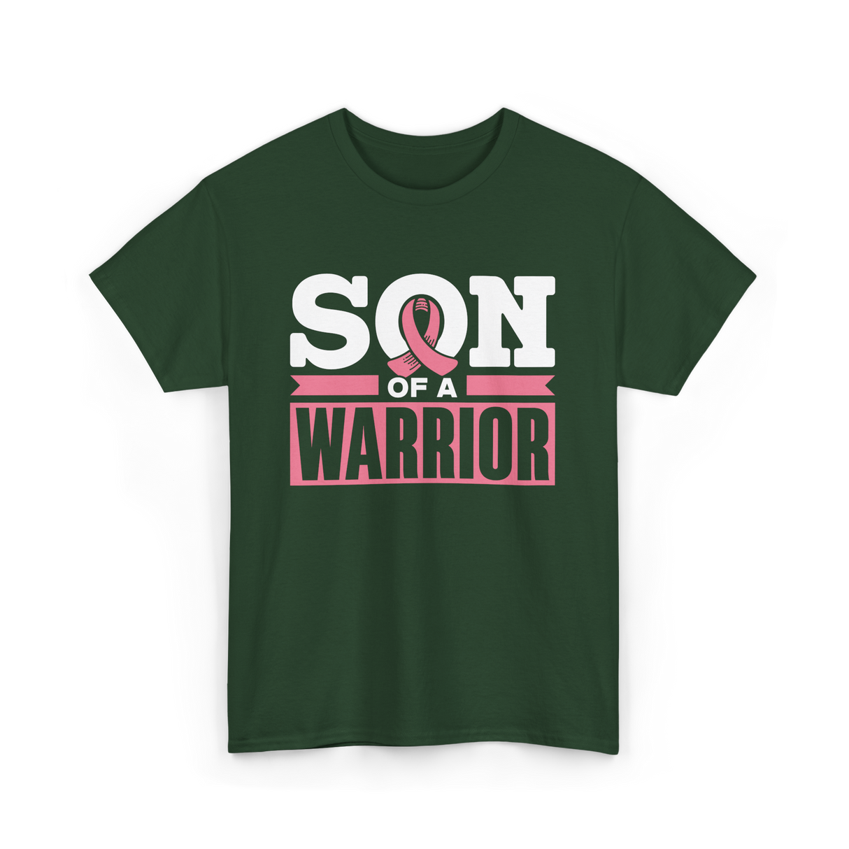 Son of a Warrior Awareness T-Shirt - Forest Green