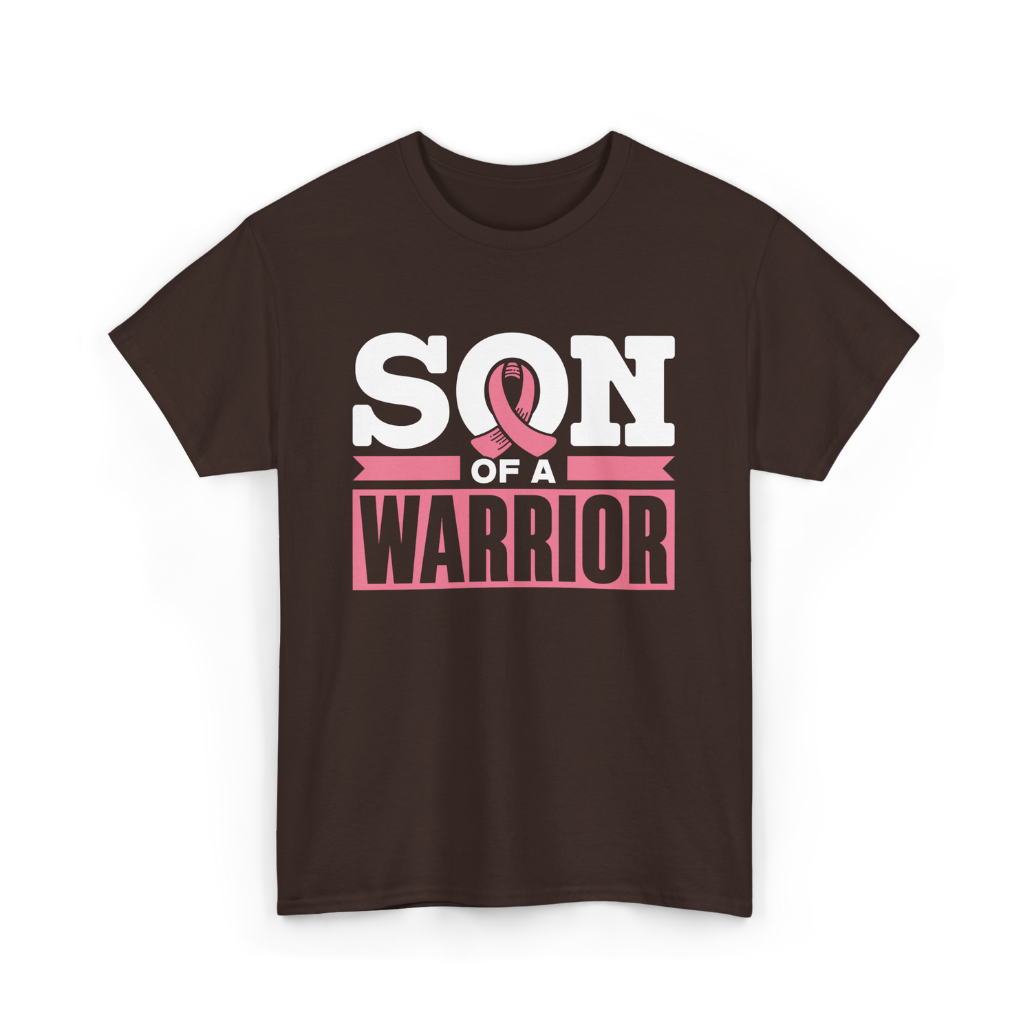 Son of a Warrior Awareness T-Shirt - Dark Chocolate