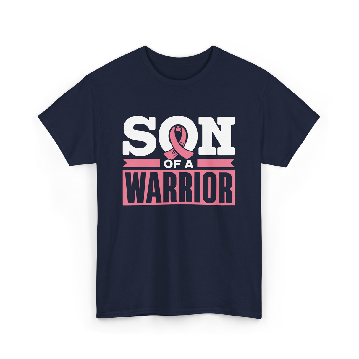 Son of a Warrior Awareness T-Shirt - Navy