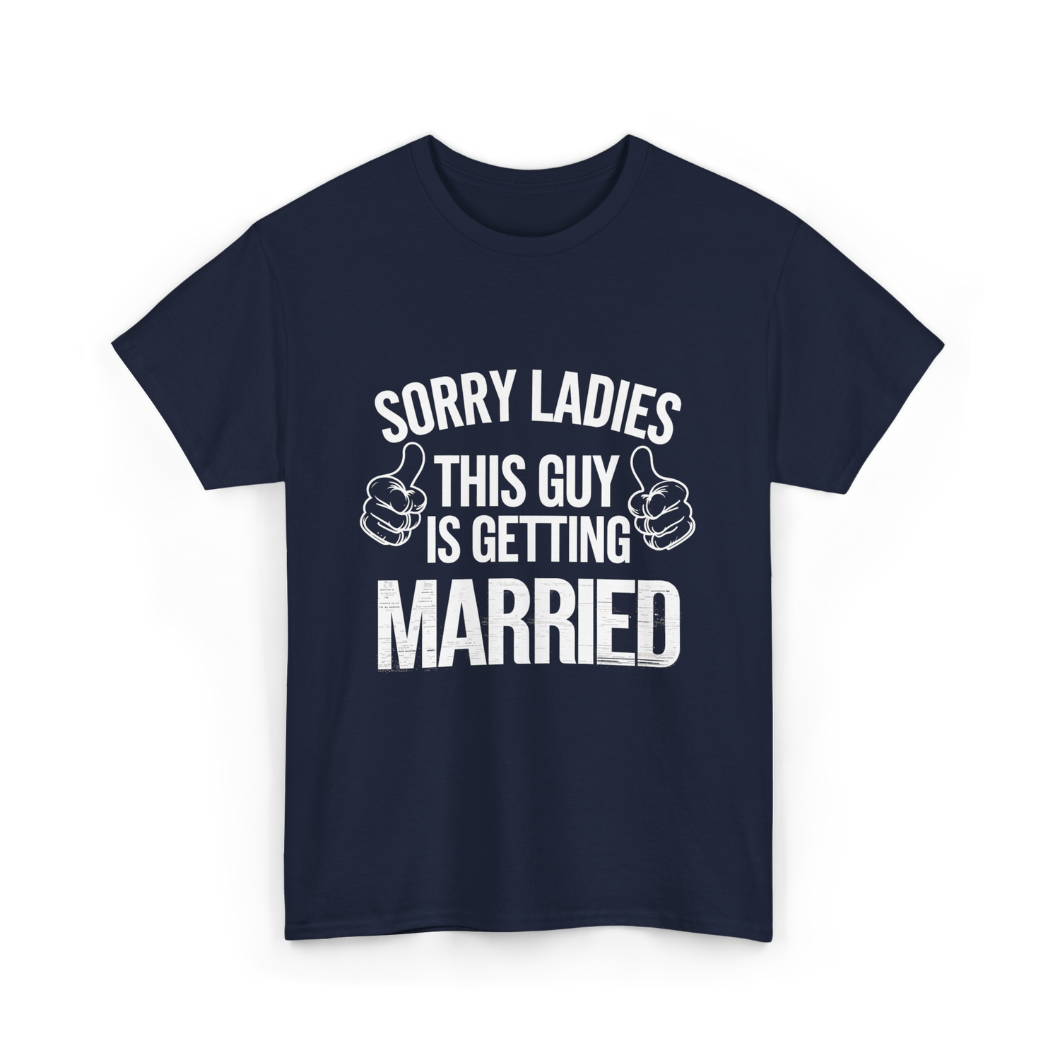 Sorry Ladies This Guy Married T-Shirt - Navy