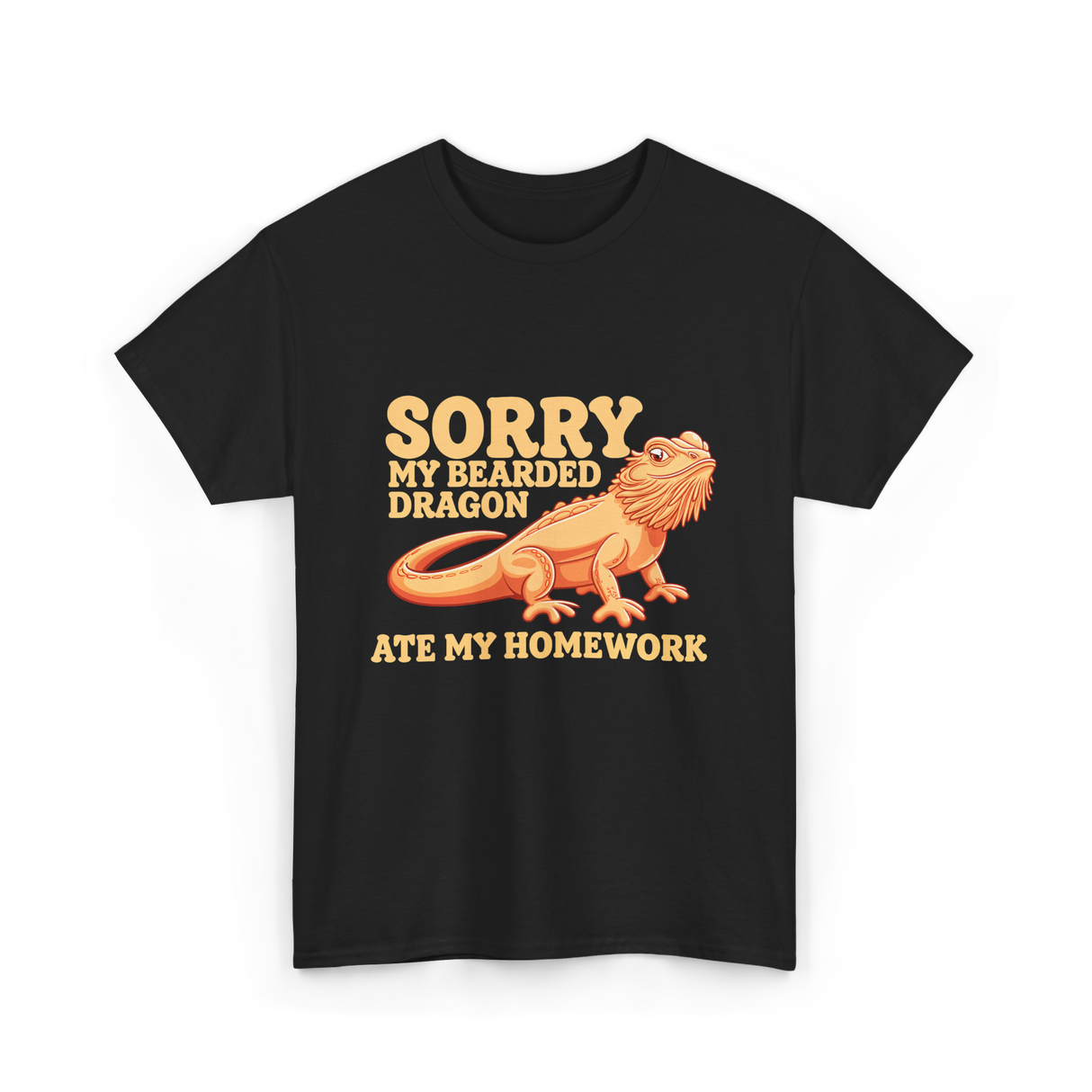 Sorry My Bearded Dragon Bearded Dragon T-Shirt - Black