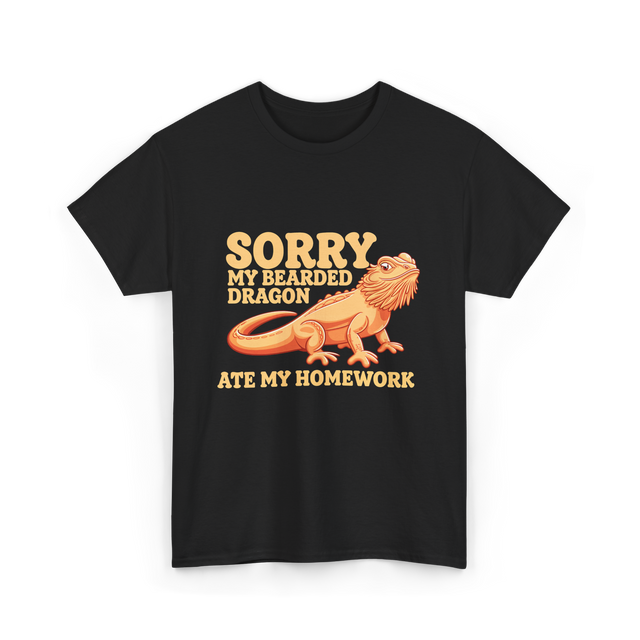 Sorry My Bearded Dragon Bearded Dragon T-Shirt - Black