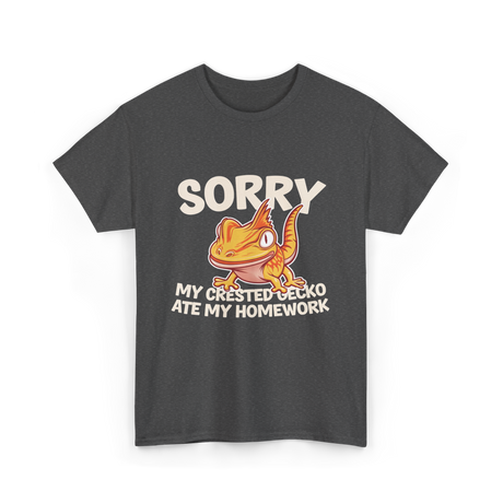 Sorry My Crested Gecko Pet T-Shirt - Dark Heather