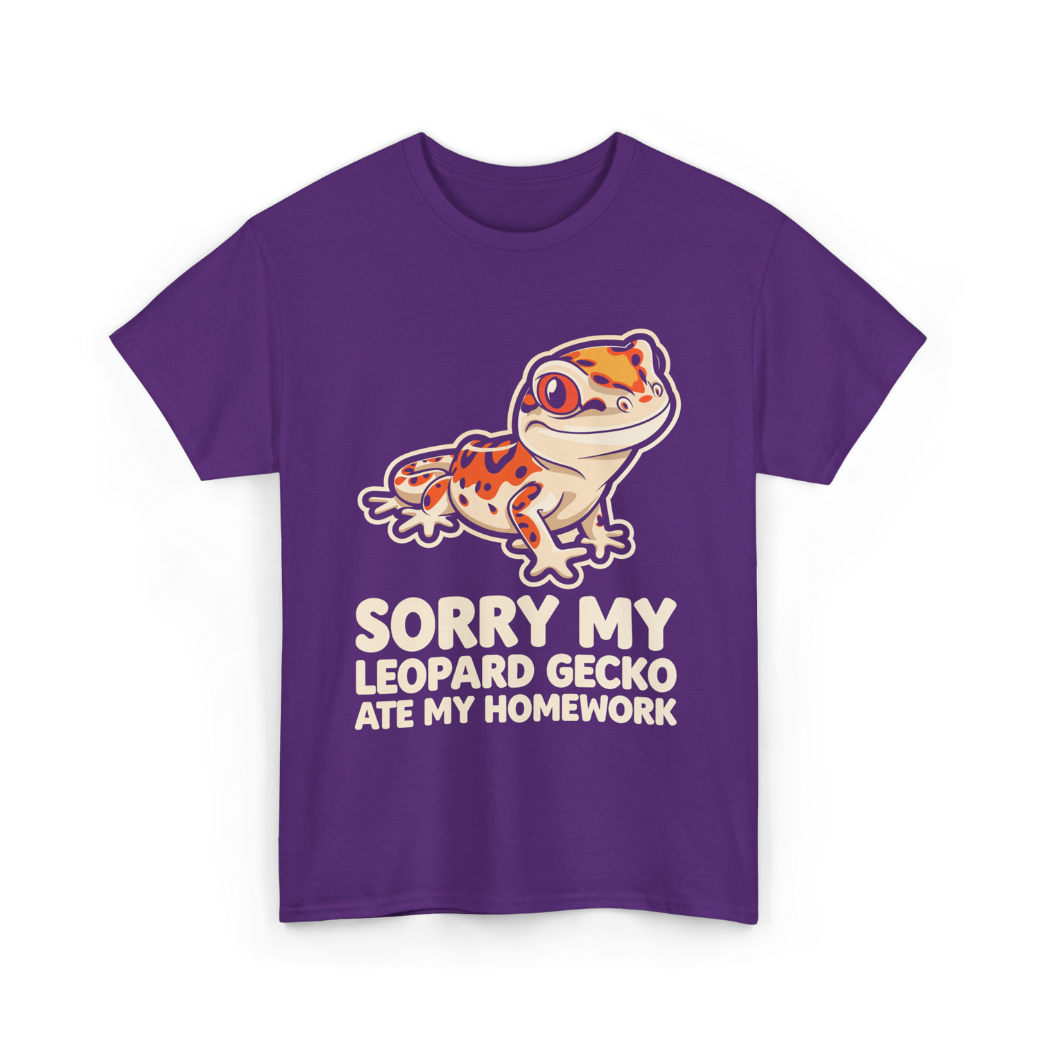 Sorry My Leopard Gecko T-Shirt - Purple