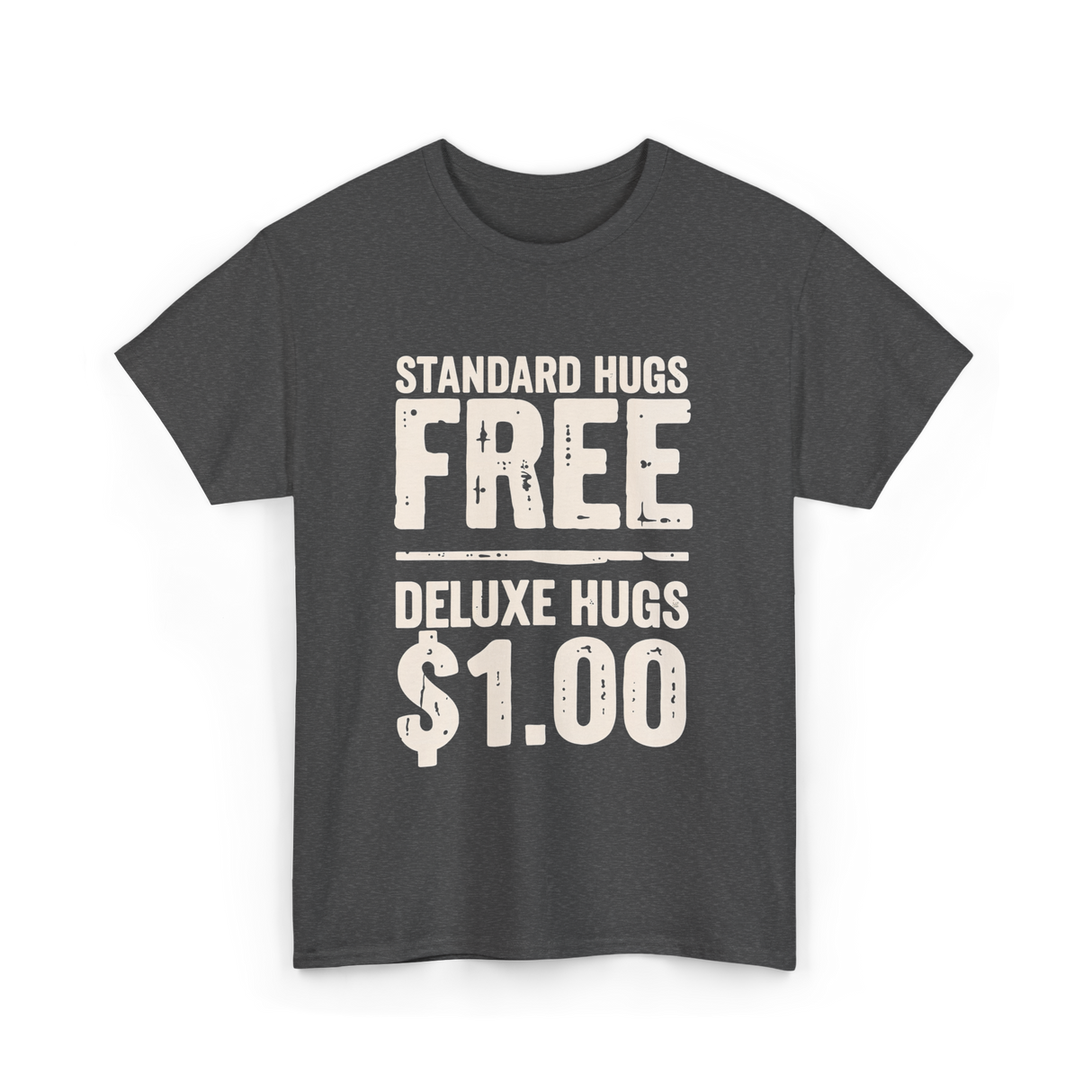 Standard Hugs T-Shirt - Dark Heather