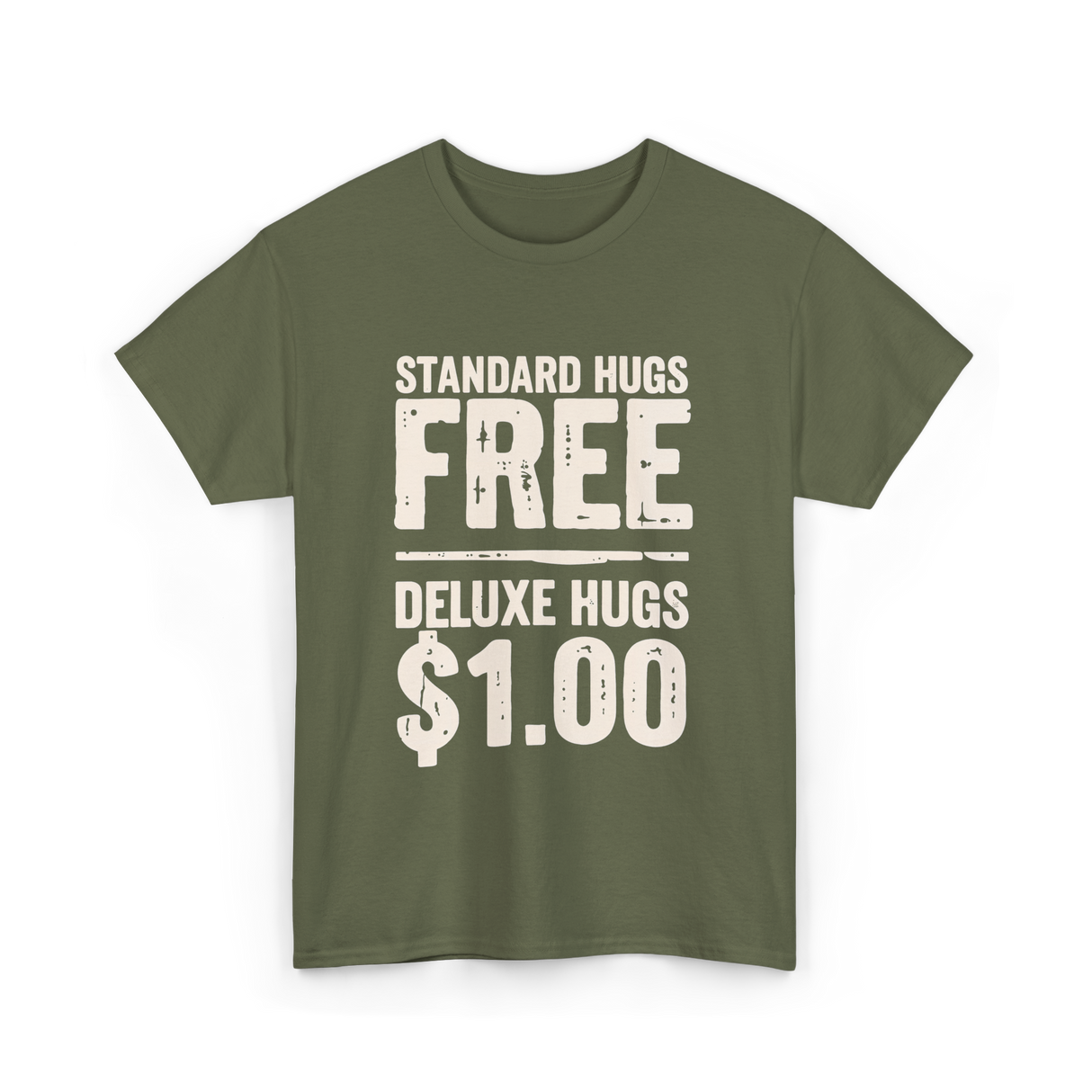 Standard Hugs T-Shirt - Military Green