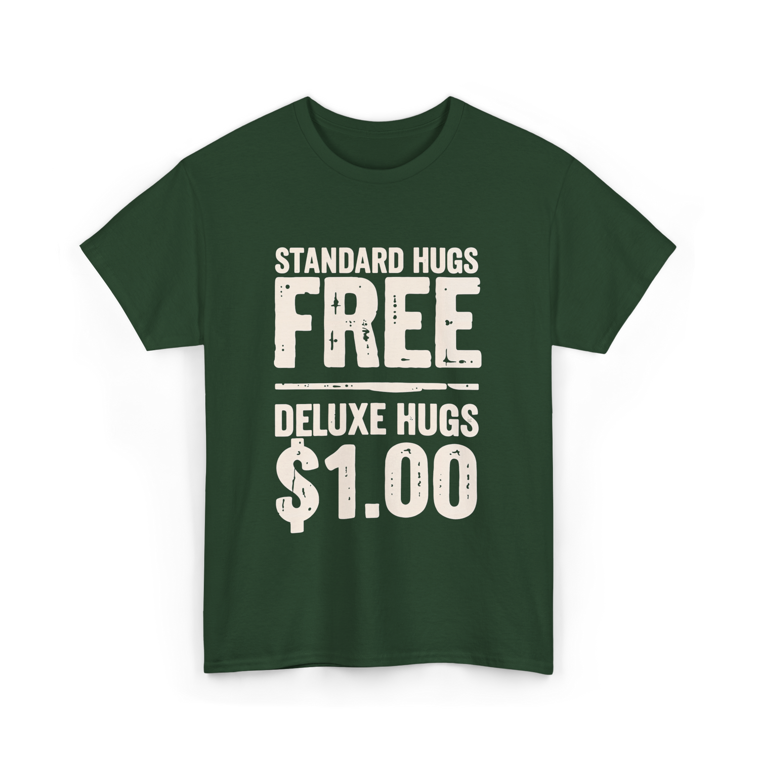 Standard Hugs T-Shirt - Forest Green