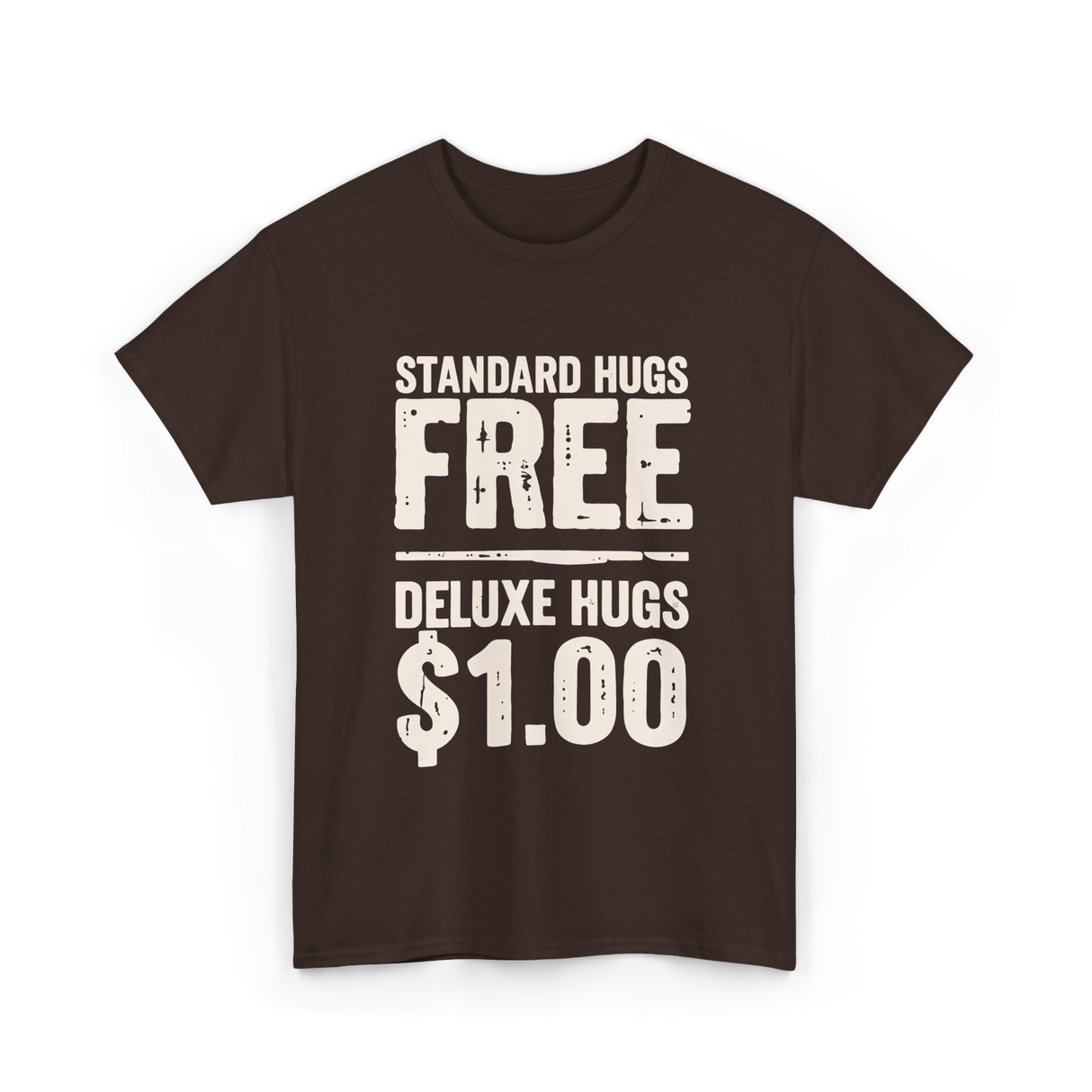 Standard Hugs T-Shirt - Dark Chocolate