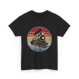 Steam Train Vintage Locomotive T-Shirt - Black