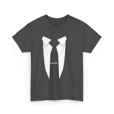 Suit and Tie Formal Occasion T-Shirt - Dark Heather