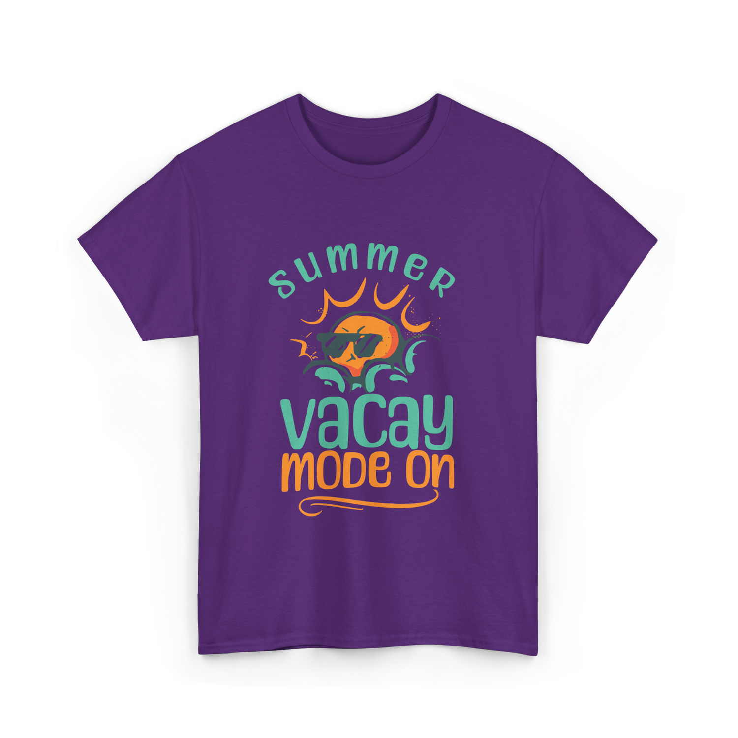 Summer Vacay Mode Vacation T-Shirt - Purple
