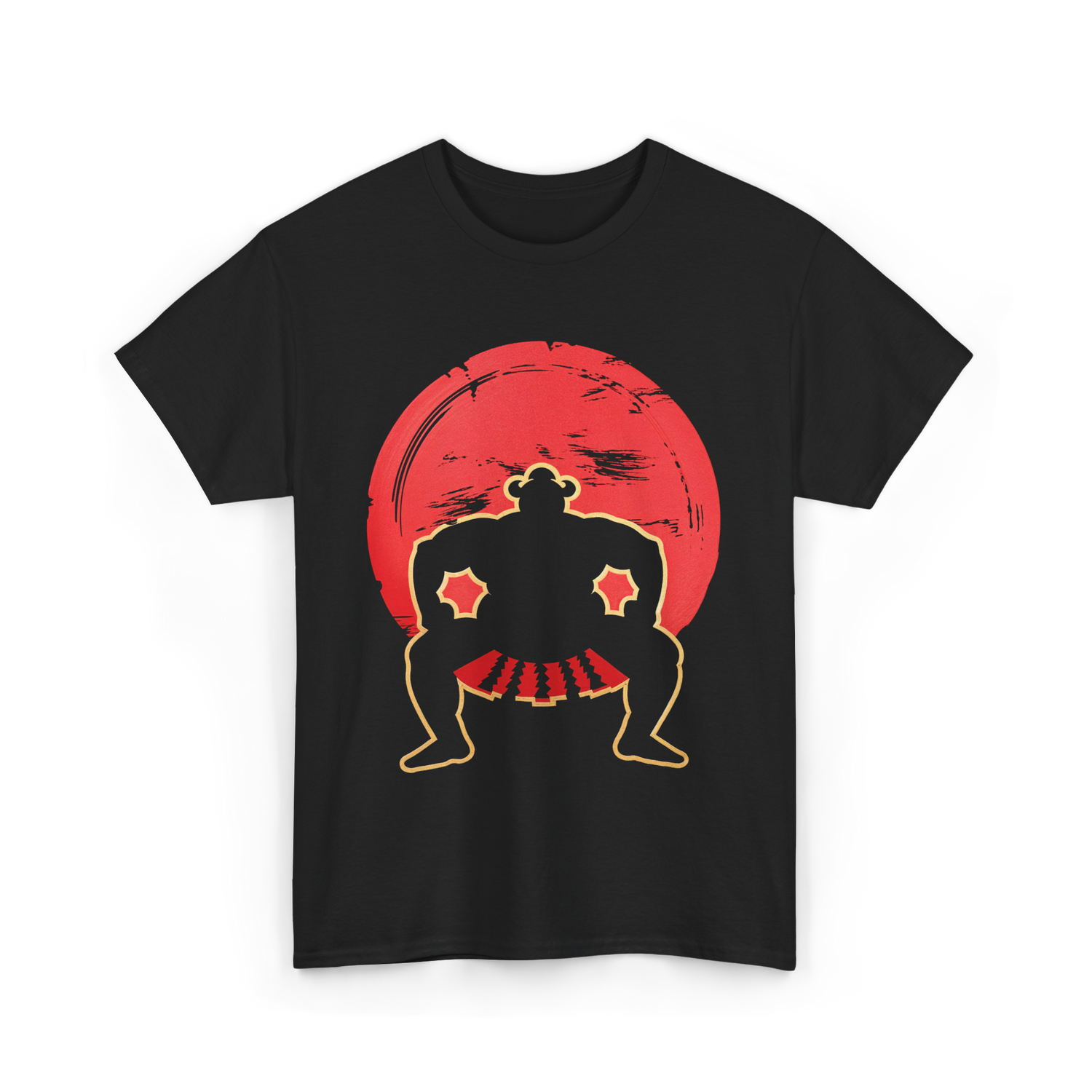 Sumo Wrestler Japan Culture T-Shirt - Black