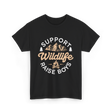 Support Wildlife Raise Boys Wildlife T-Shirt - Black