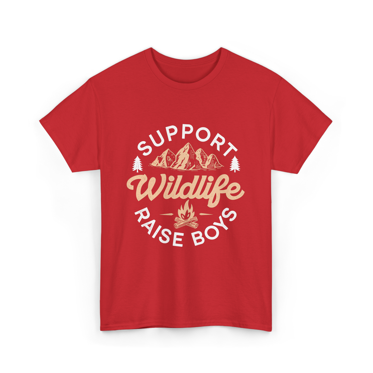 Support Wildlife Raise Boys Wildlife T-Shirt - Red