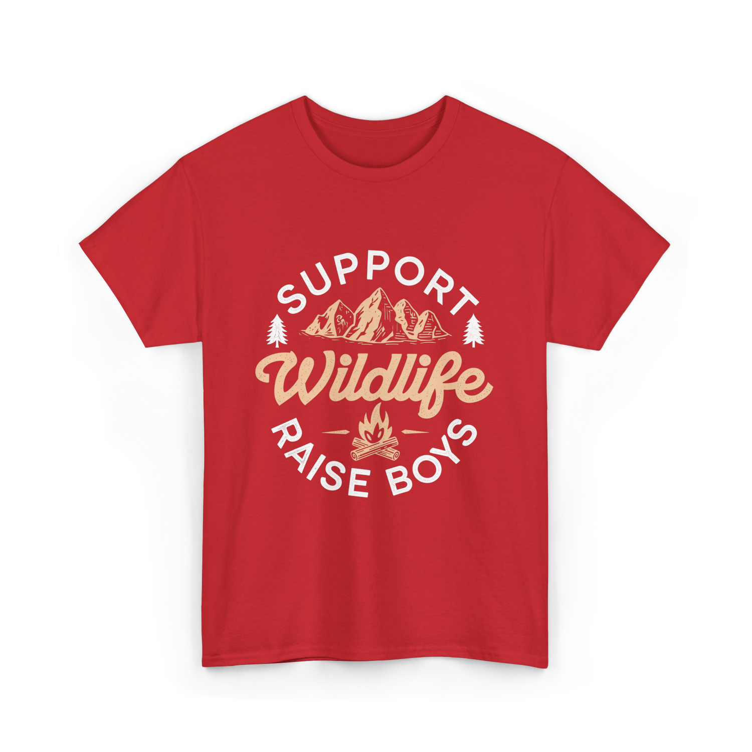 Support Wildlife Raise Boys Wildlife T-Shirt - Red