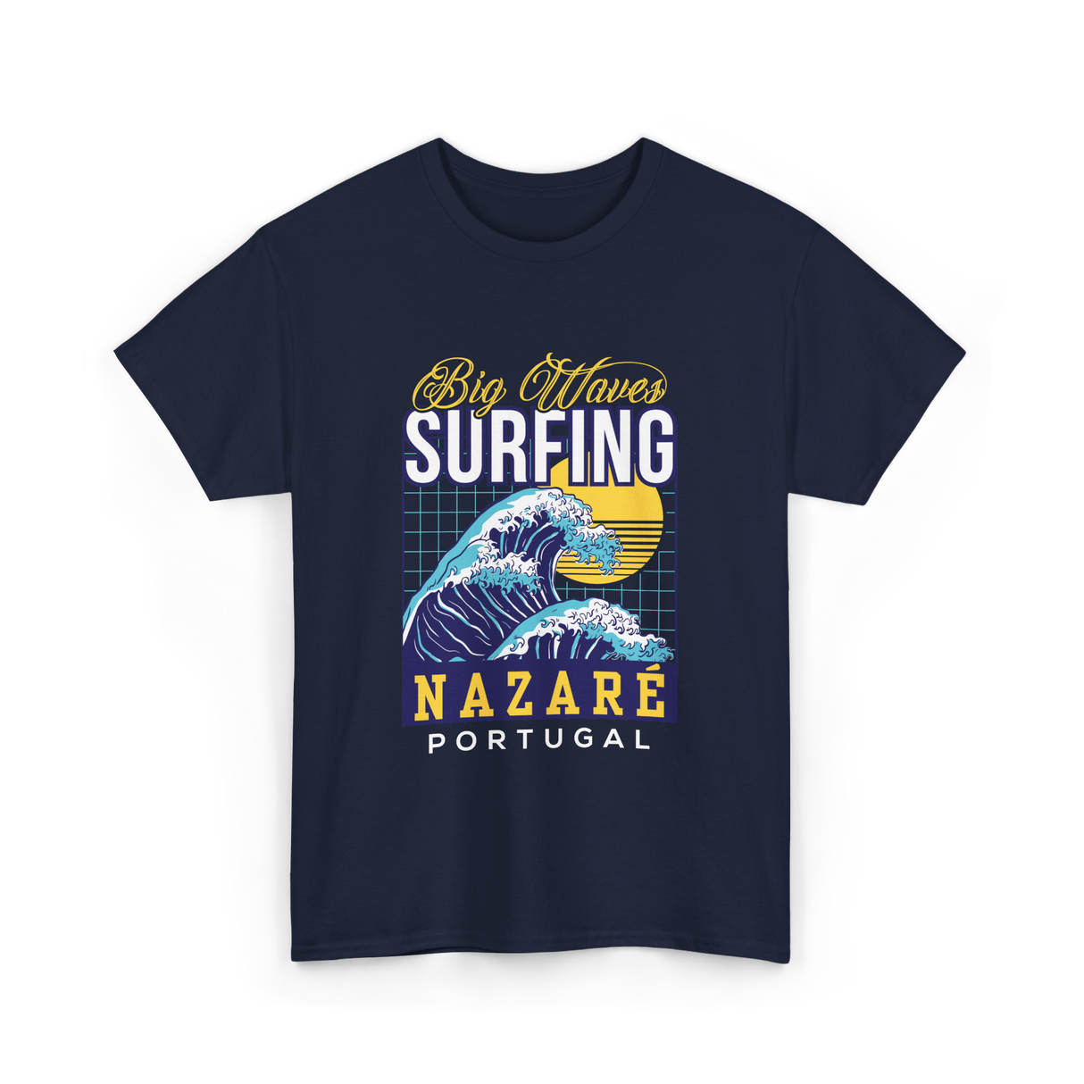 Surfing Nazaré Surf T-Shirt - Navy