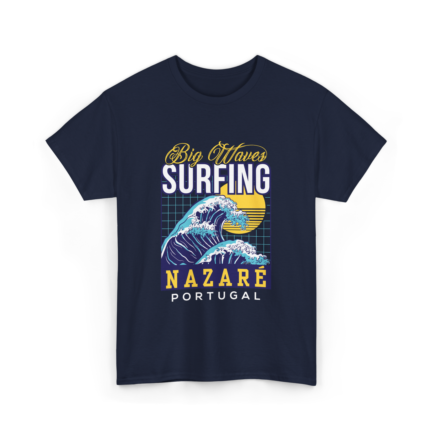 Surfing Nazaré Surf T-Shirt - Navy