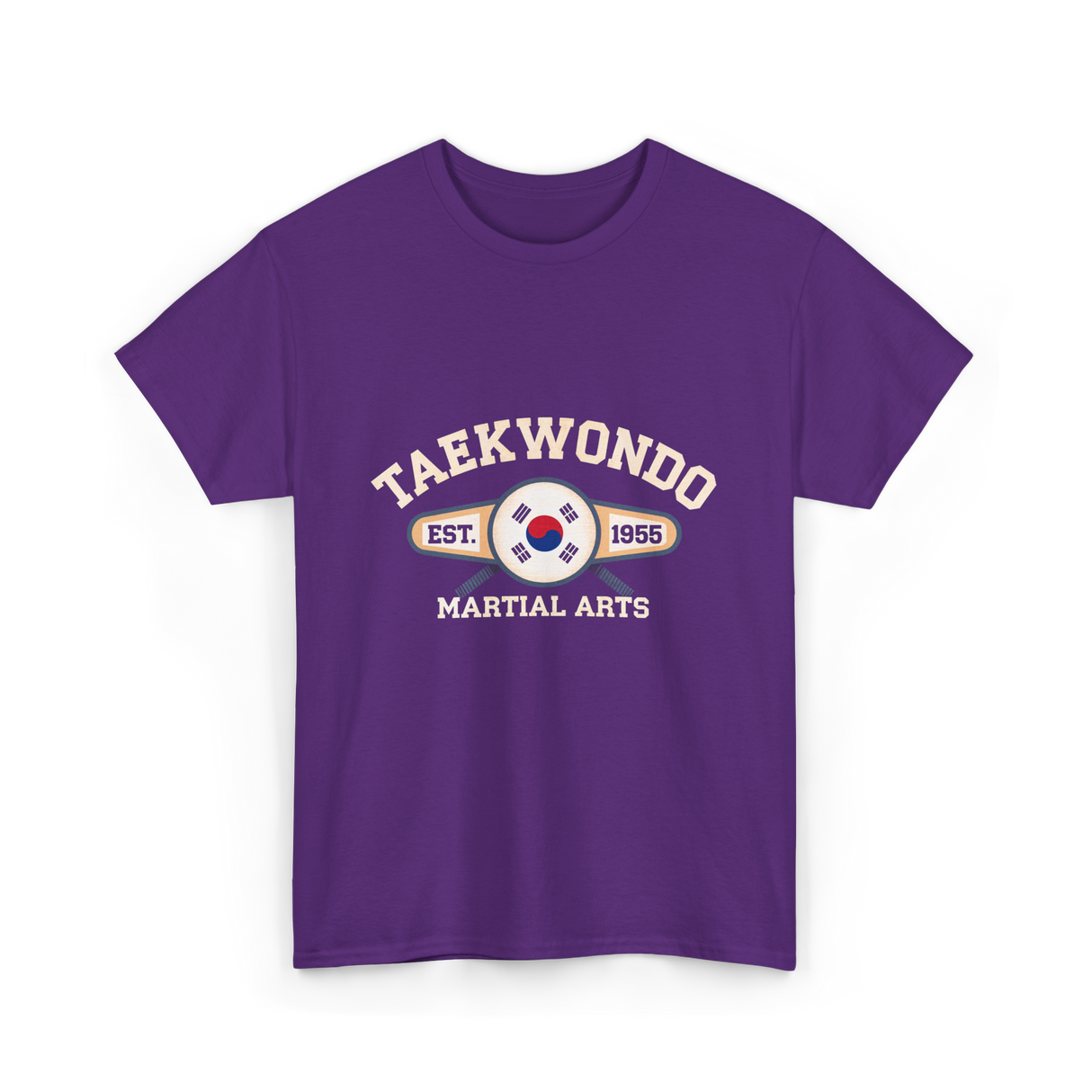 Taekwondo Established Martial Arts T-Shirt - Purple
