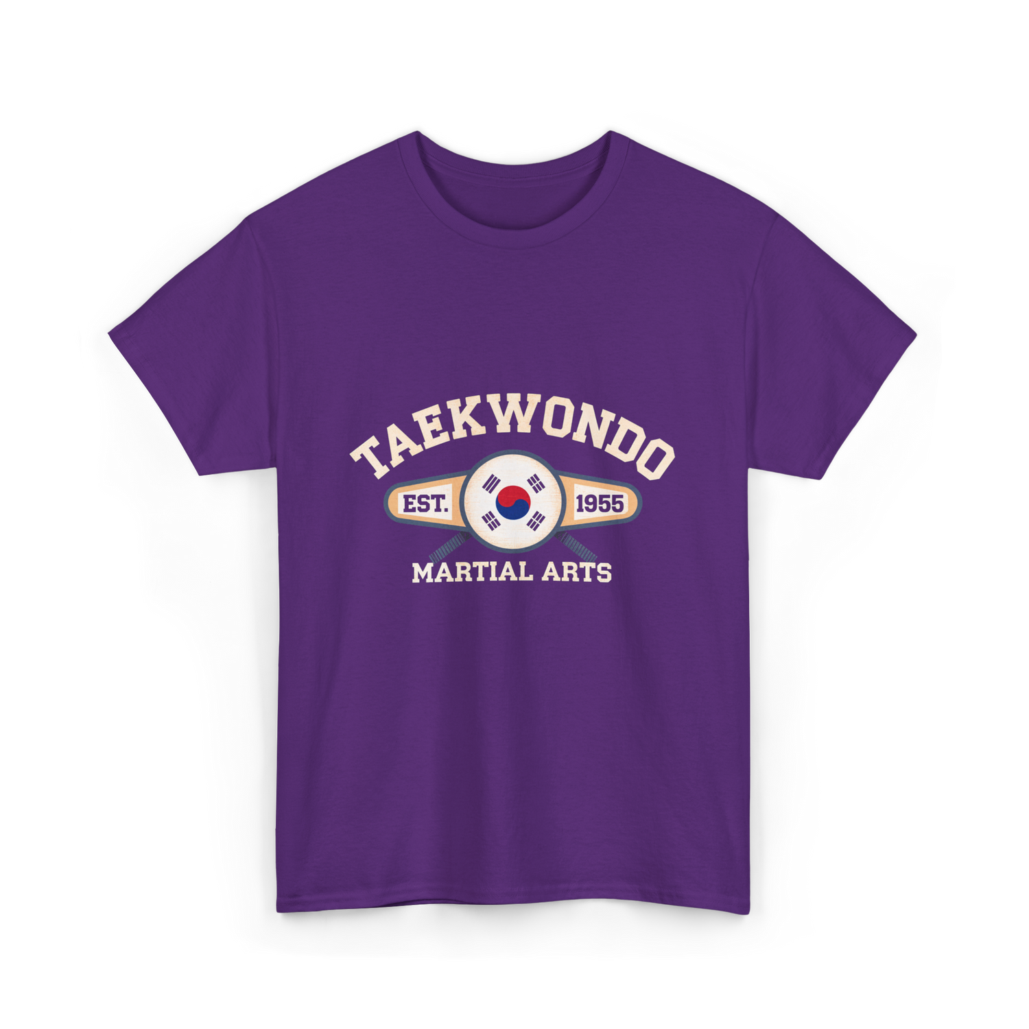 Taekwondo Established Martial Arts T-Shirt - Purple