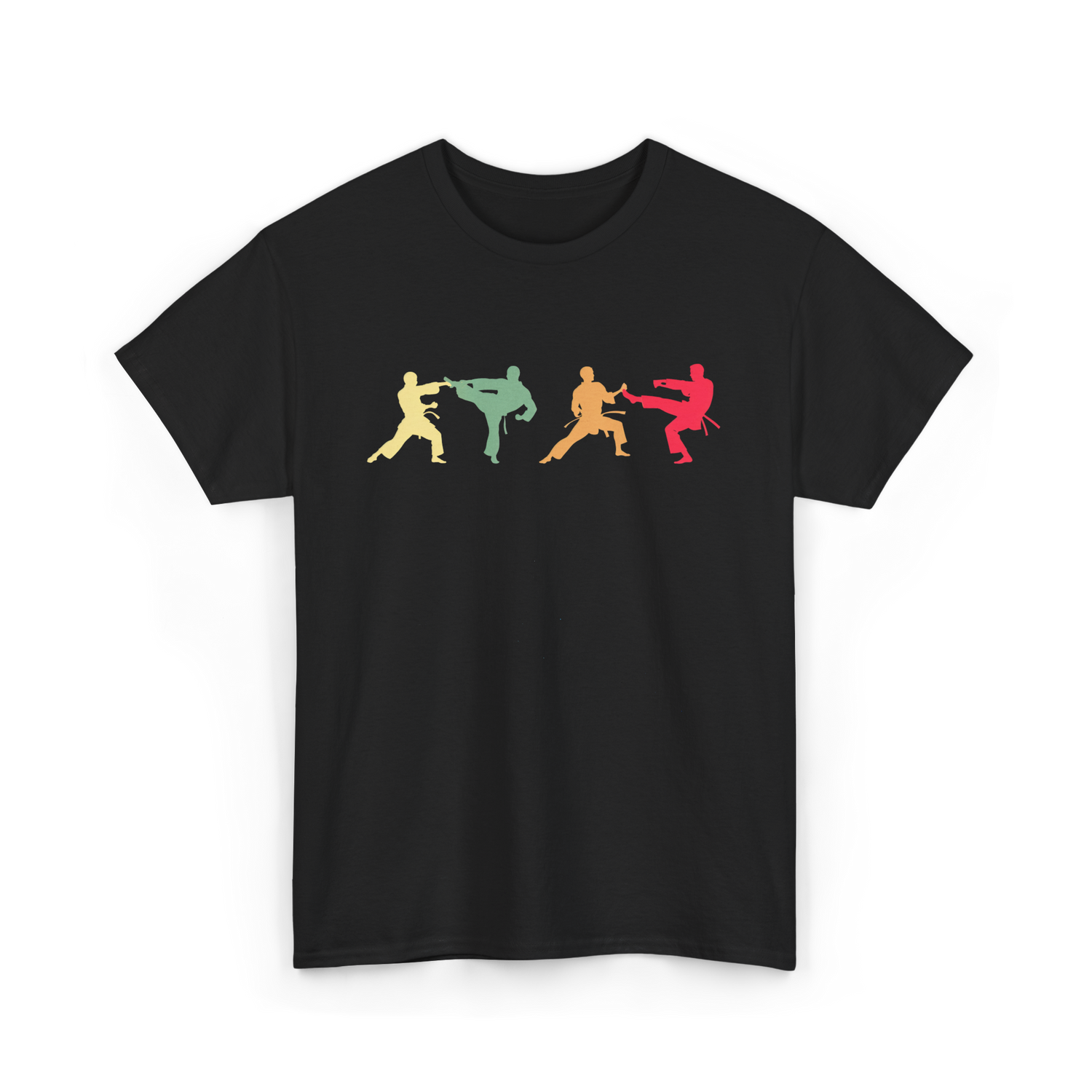 Taekwondo Fighter Martial Arts T-Shirt - Black