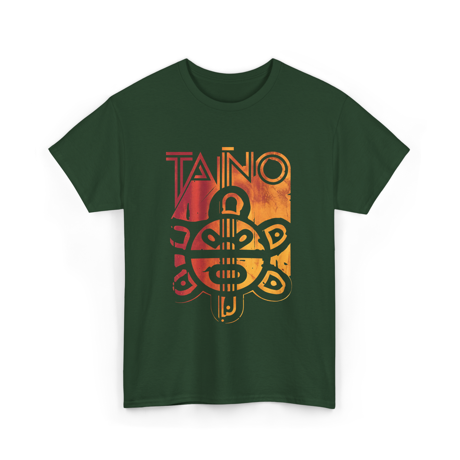 Taino Art Taino Culture T-Shirt - Forest Green