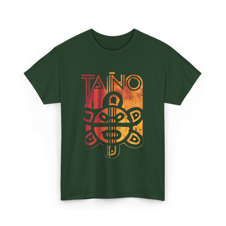 Taino Art Taino Culture T-Shirt - Forest Green