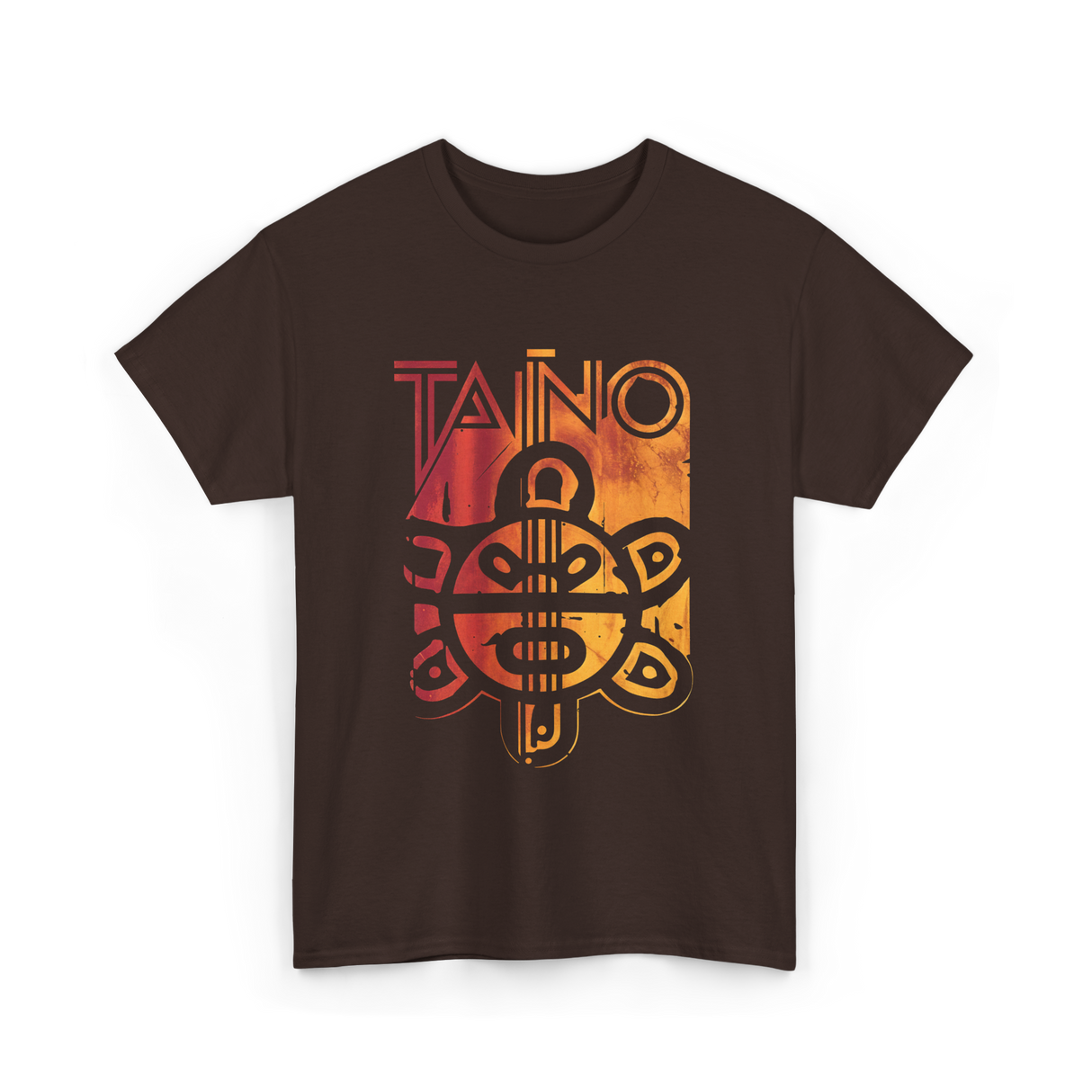 Taino Art Taino Culture T-Shirt - Dark Chocolate