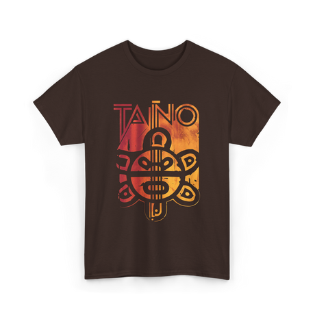 Taino Art Taino Culture T-Shirt - Dark Chocolate