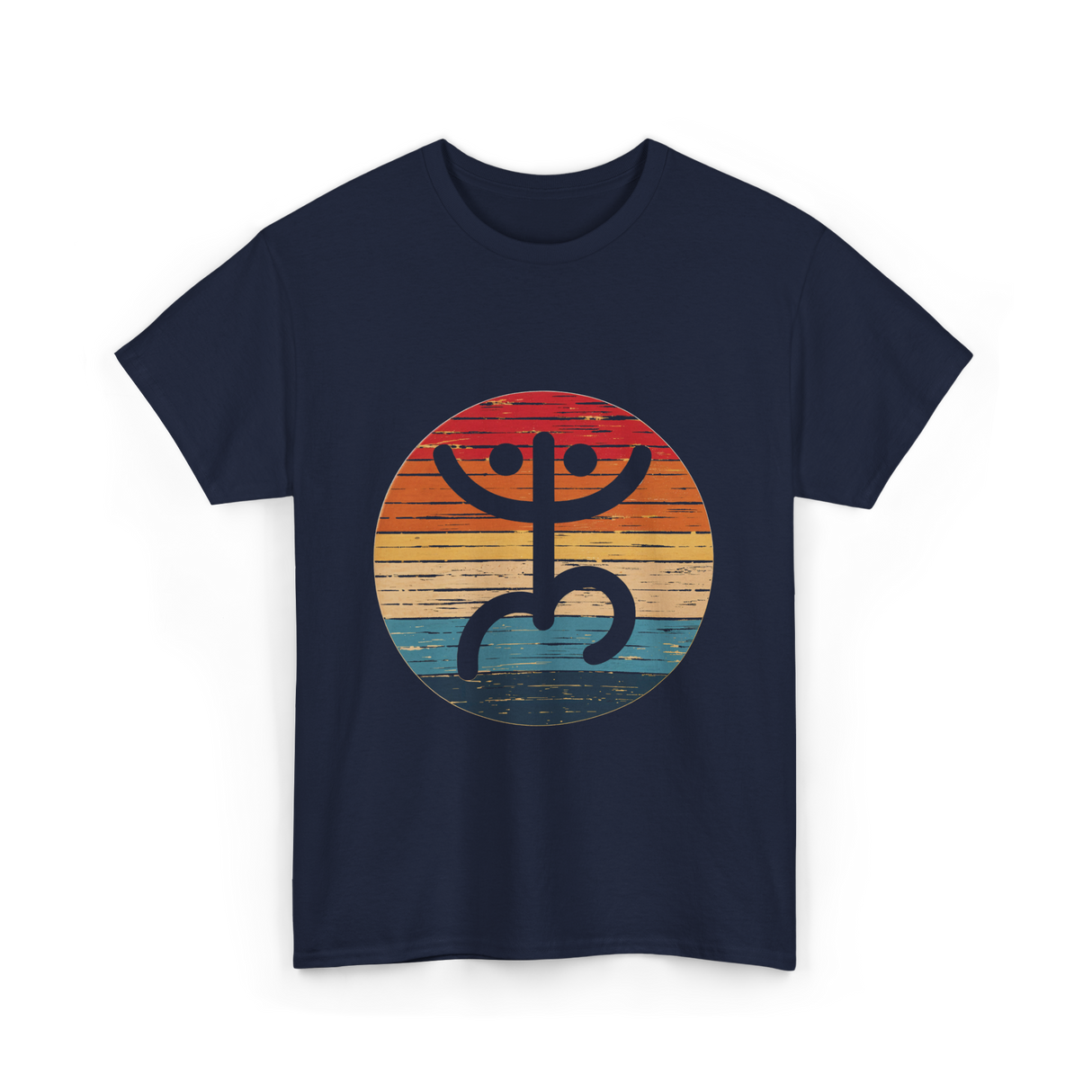 Taino Coqui Symbol Puerto Rico T-Shirt - Navy