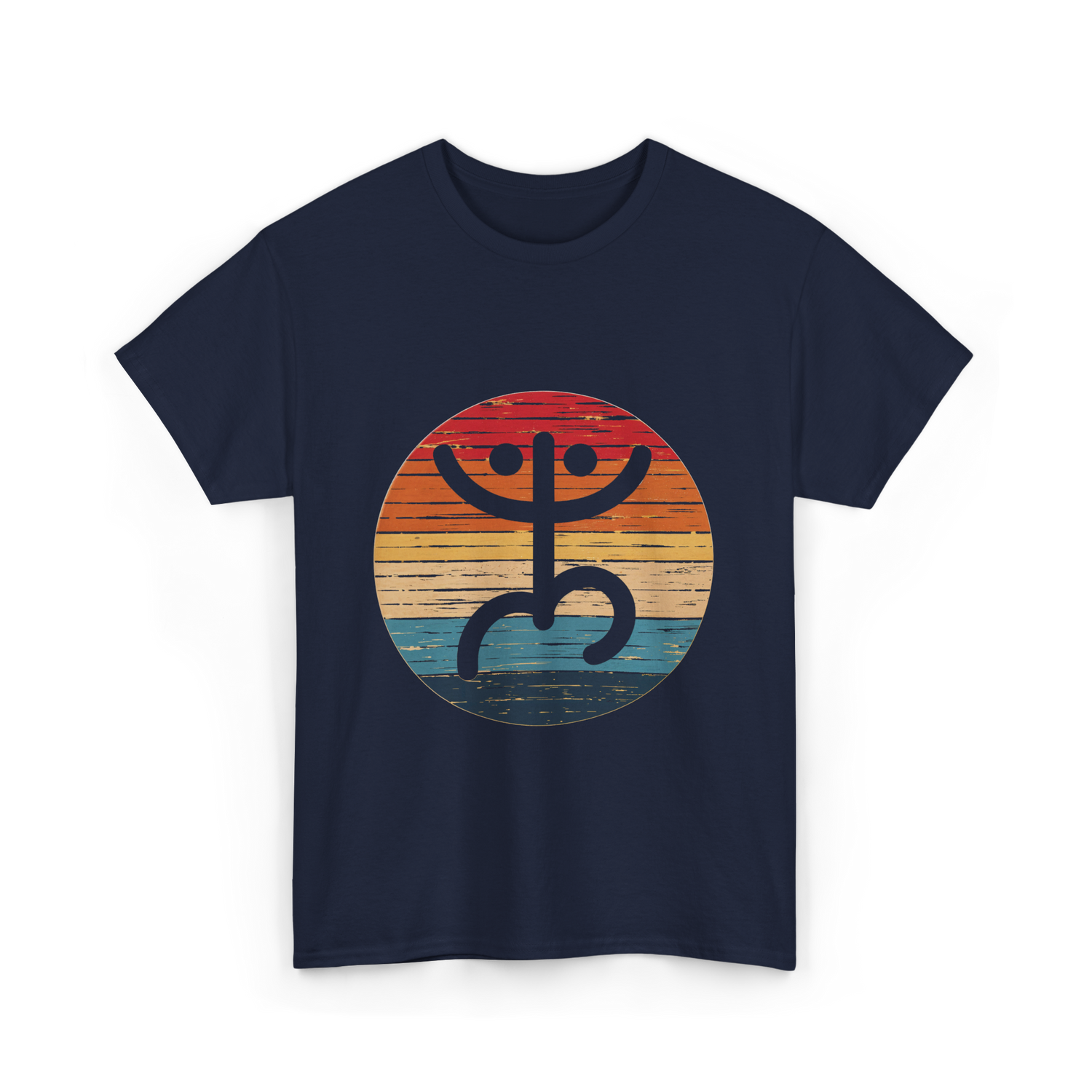 Taino Coqui Symbol Puerto Rico T-Shirt - Navy