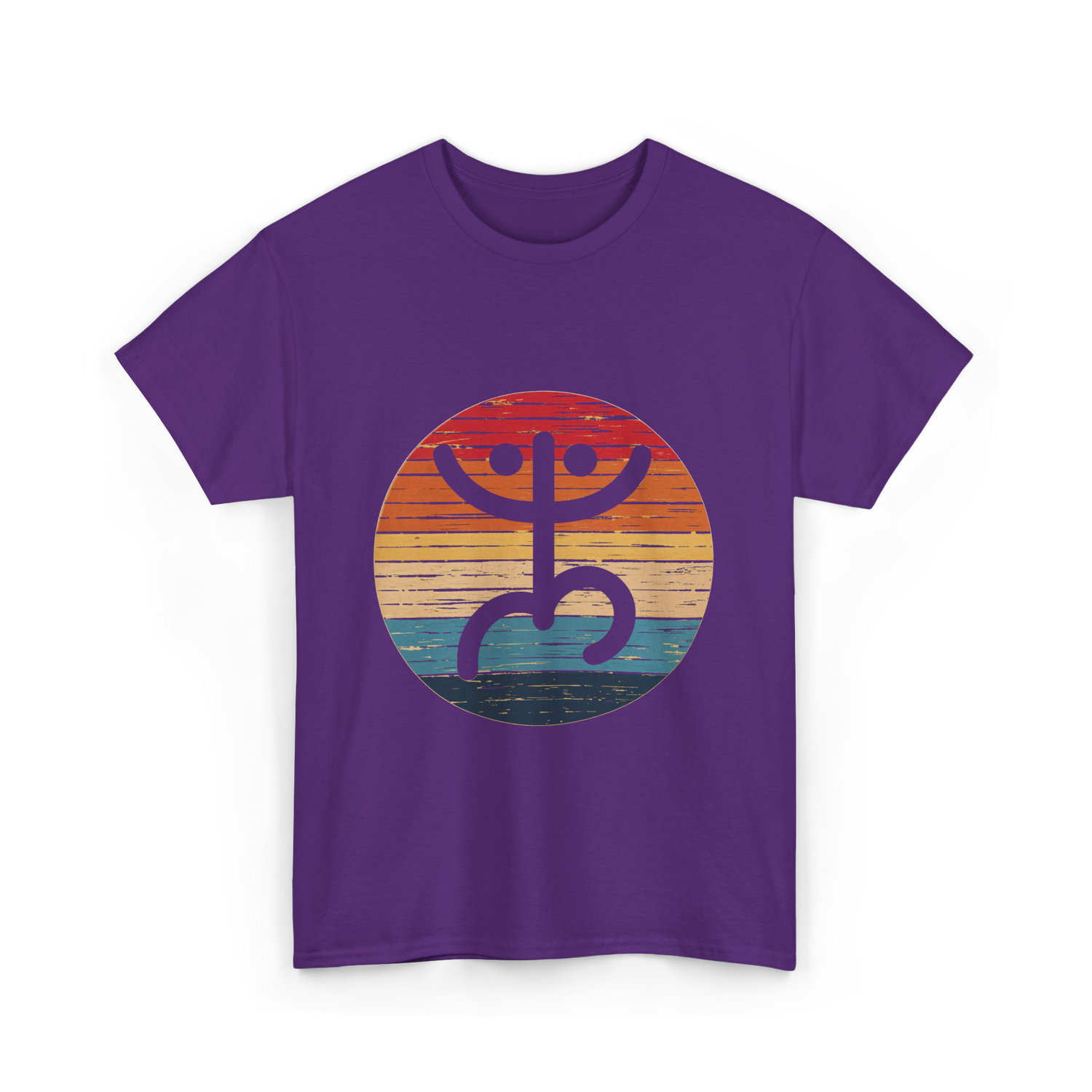 Taino Coqui Symbol Puerto Rico T-Shirt - Purple