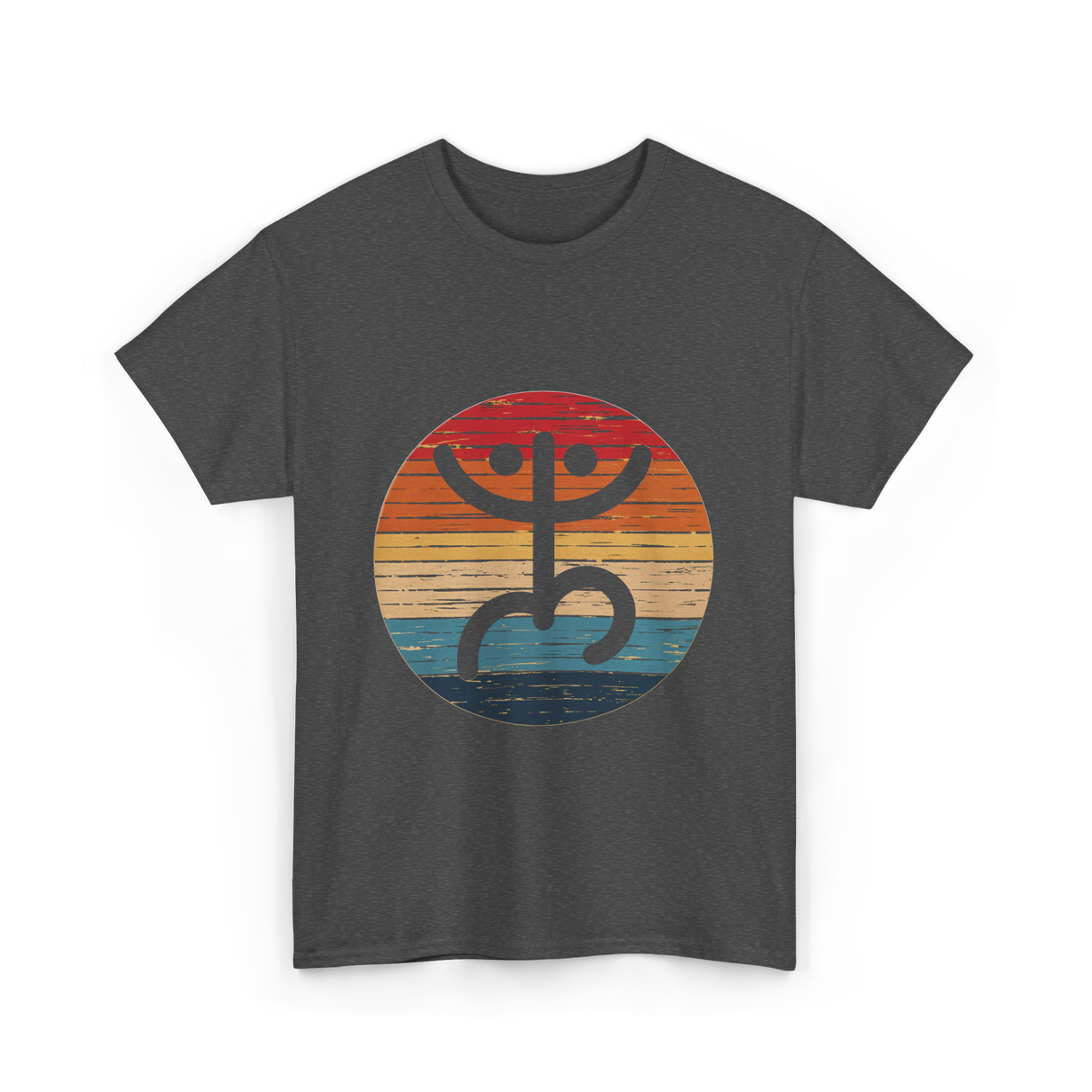 Taino Coqui Symbol Puerto Rico T-Shirt - Dark Heather