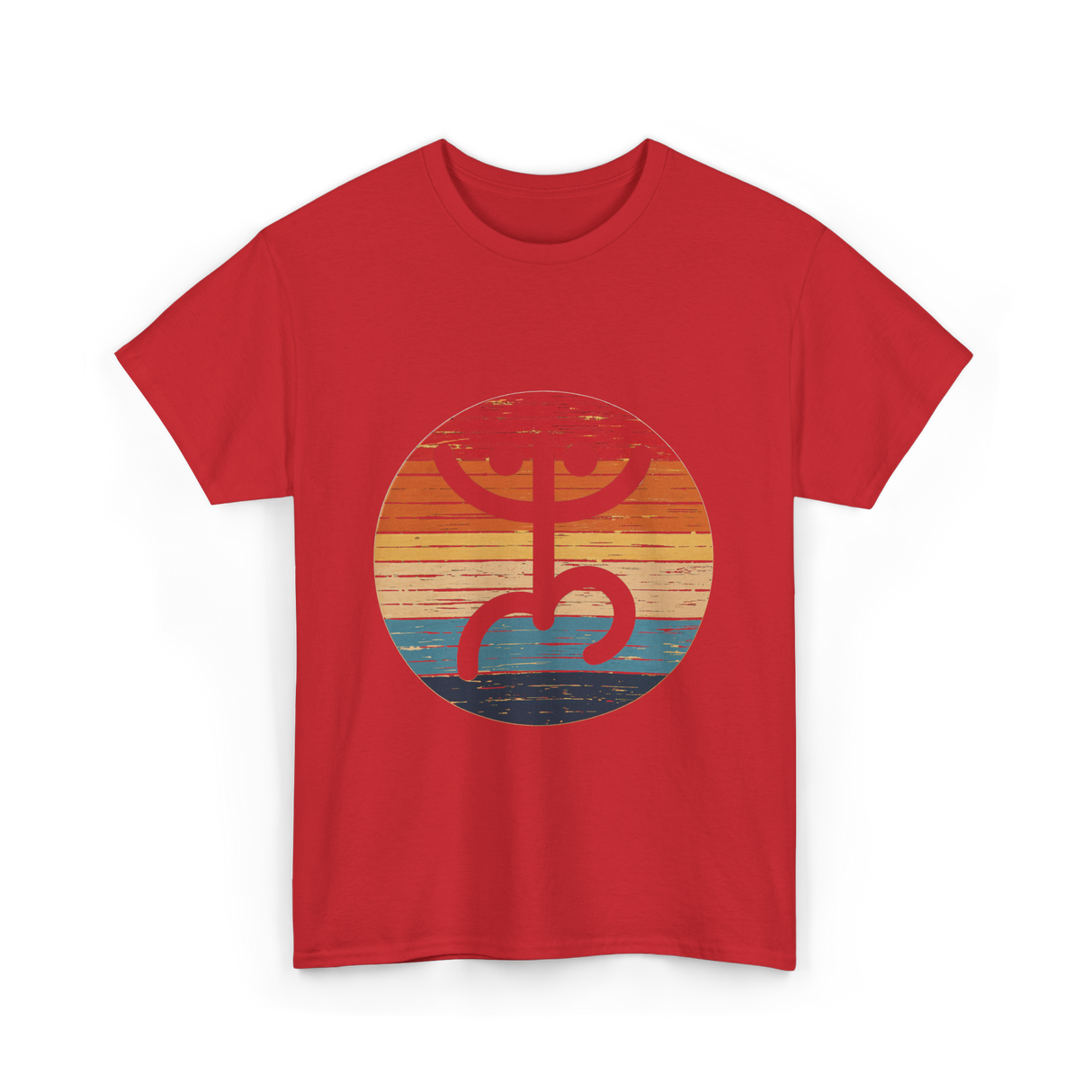 Taino Coqui Symbol Puerto Rico T-Shirt - Red