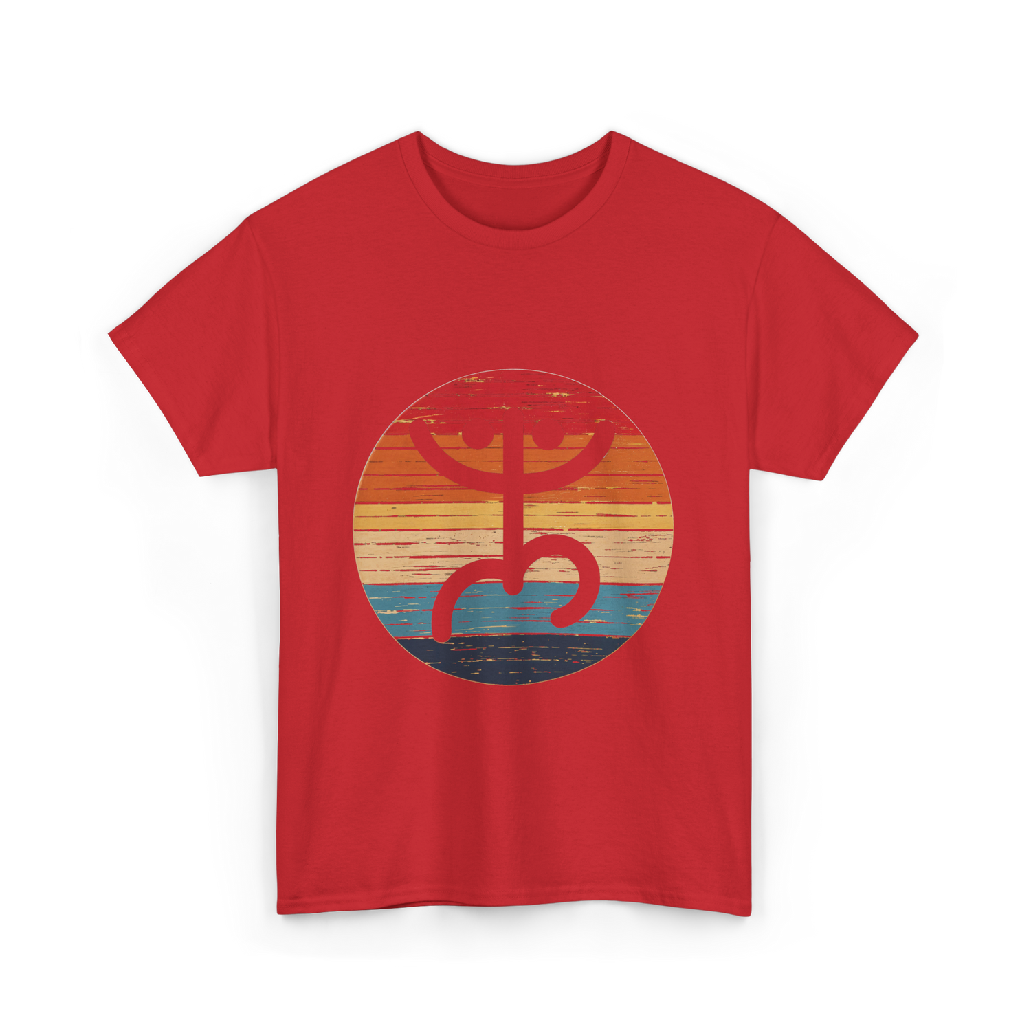 Taino Coqui Symbol Puerto Rico T-Shirt - Red